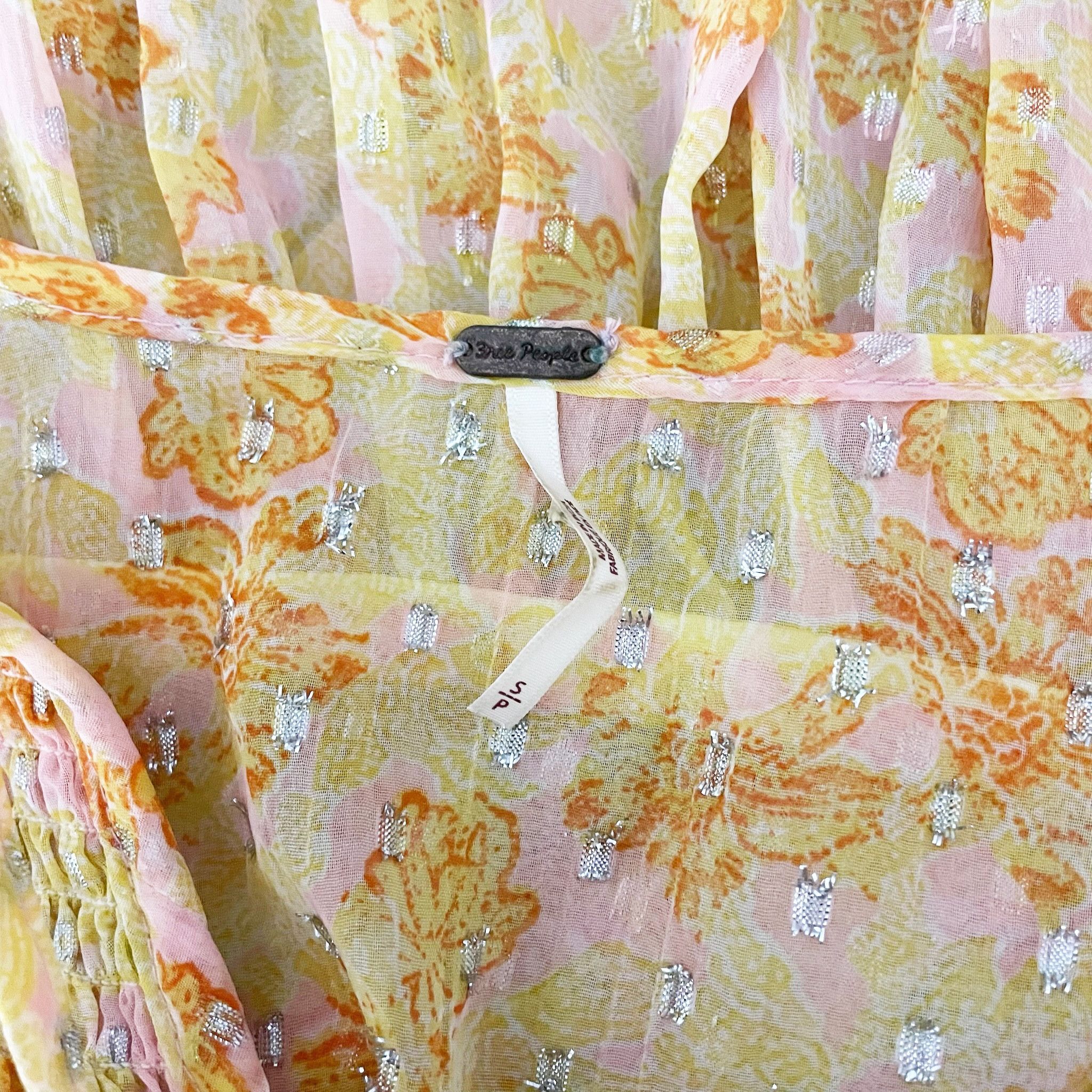 Free People Free People Free Swinging Tiered Chiffon Size S / US 4 / IT 40 - 2 Thumbnail