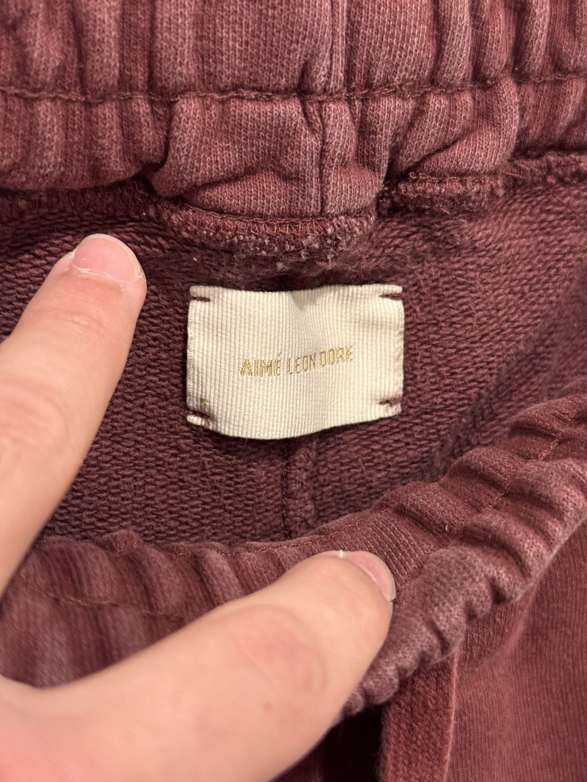 Aime Leon Dore Aime Leon Dore Dark Red Uniform Sweatpants size S Size US 30 / EU 46 - 10 Thumbnail