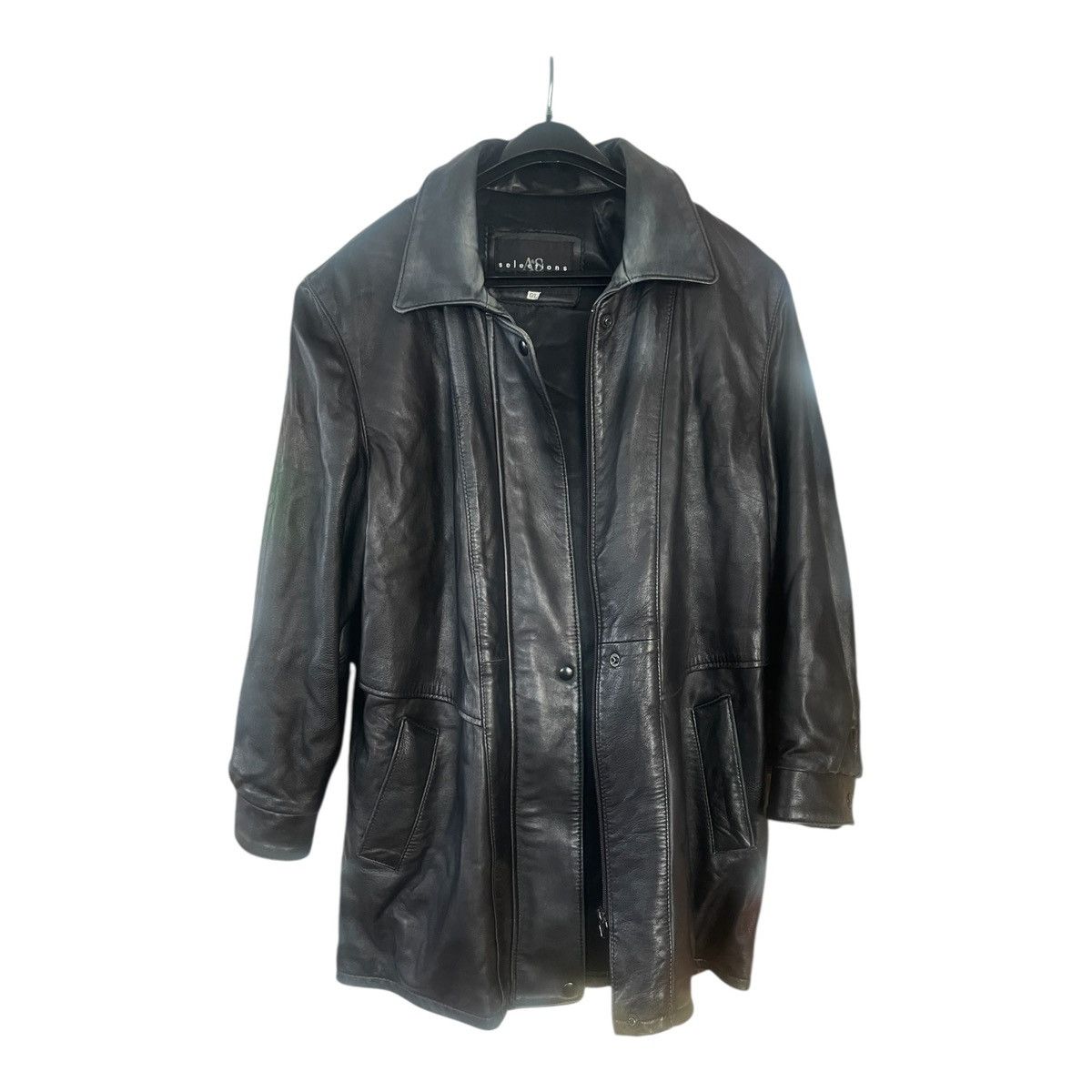 Other A & S selection vintage Women’s Modo leather Jacket Black L Size L / US 10 / IT 46 - 2 Thumbnail