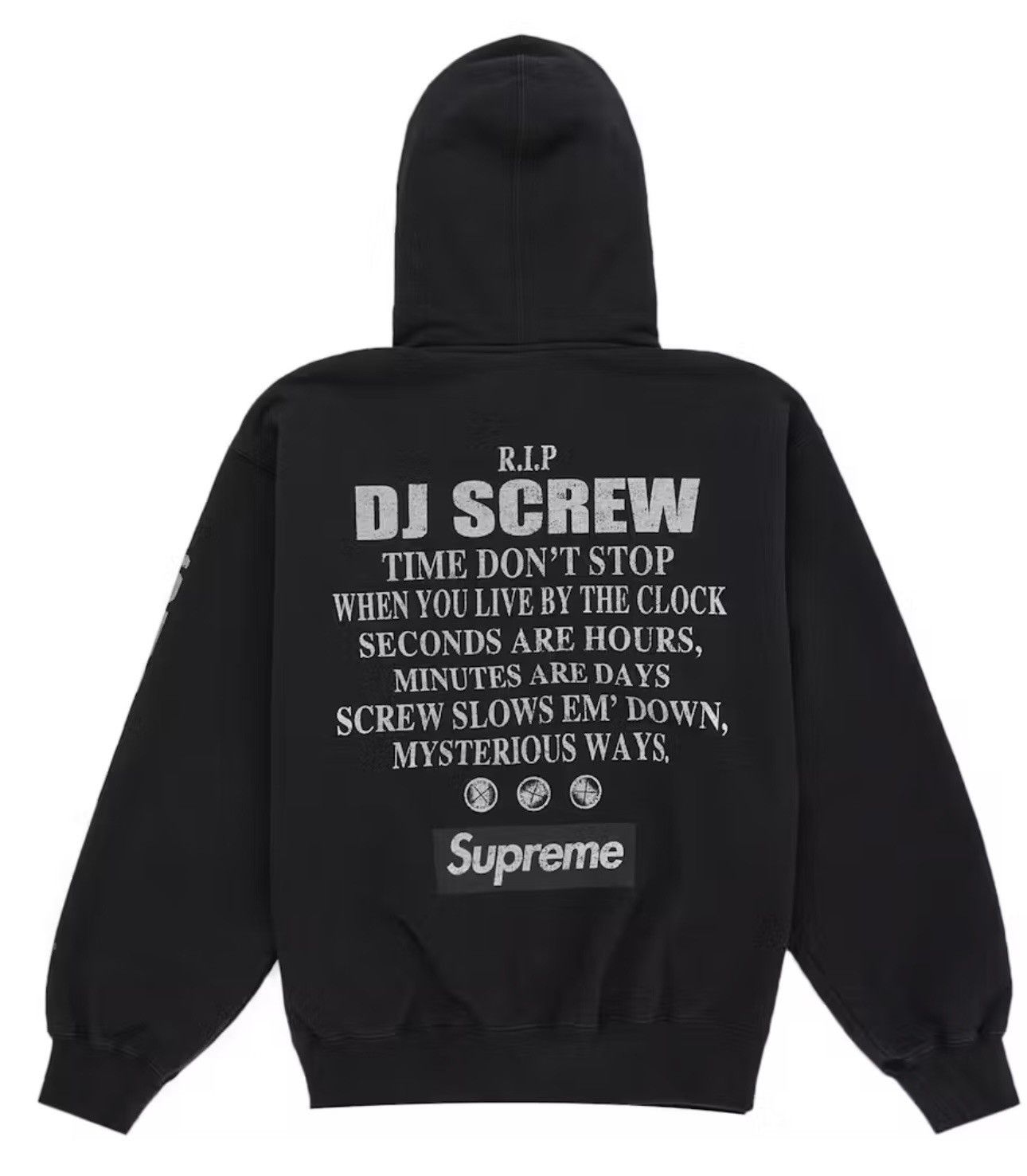 Supreme Supreme DJ Screw Zip Up Hooded Sweatshirt Black Size US S / EU 44-46 / 1 - 5 Thumbnail