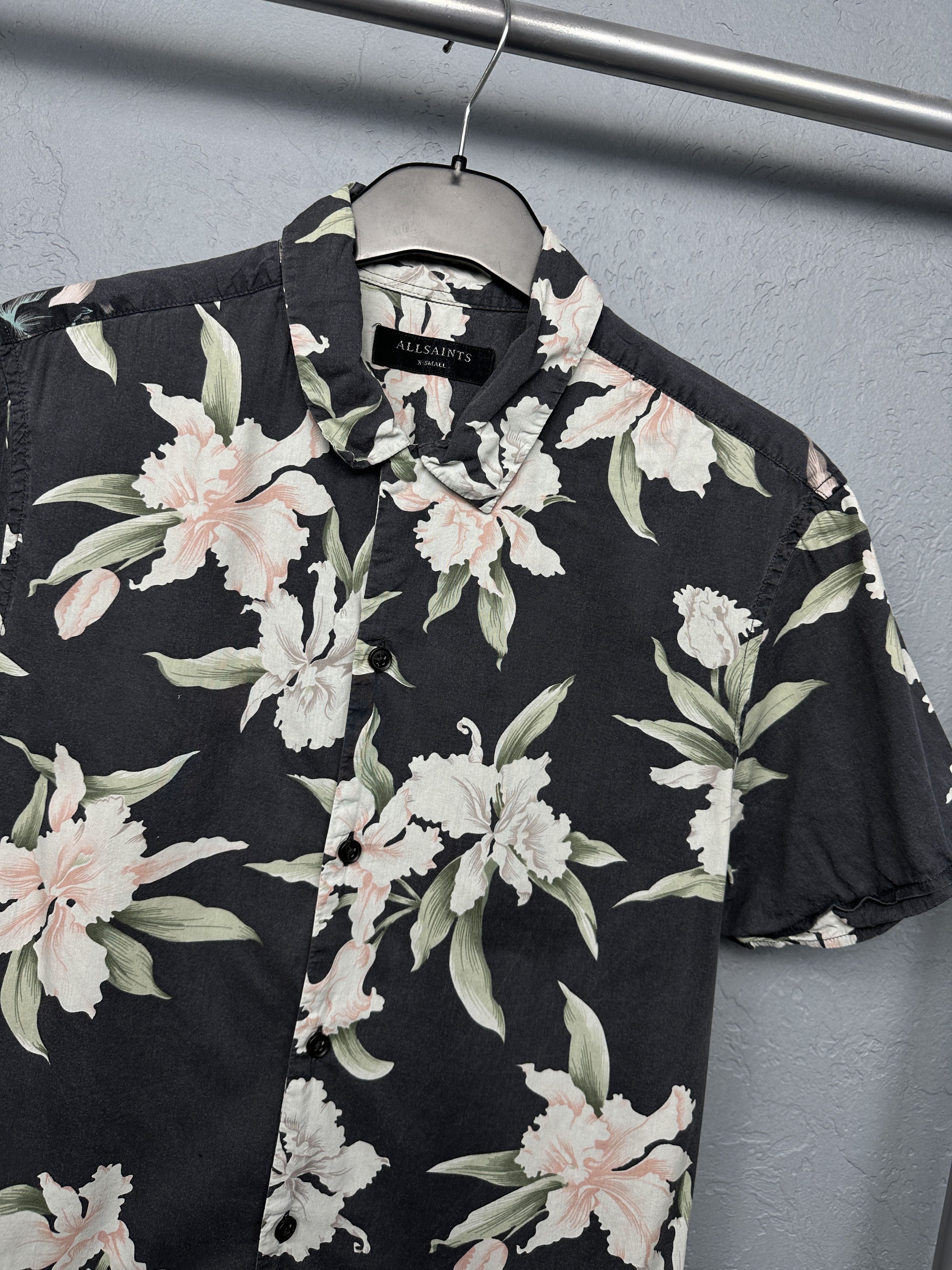 Allsaints Allsaints Mens Layback Hawaiian Shirt Size US XS / EU 42 / 0 - 2 Thumbnail
