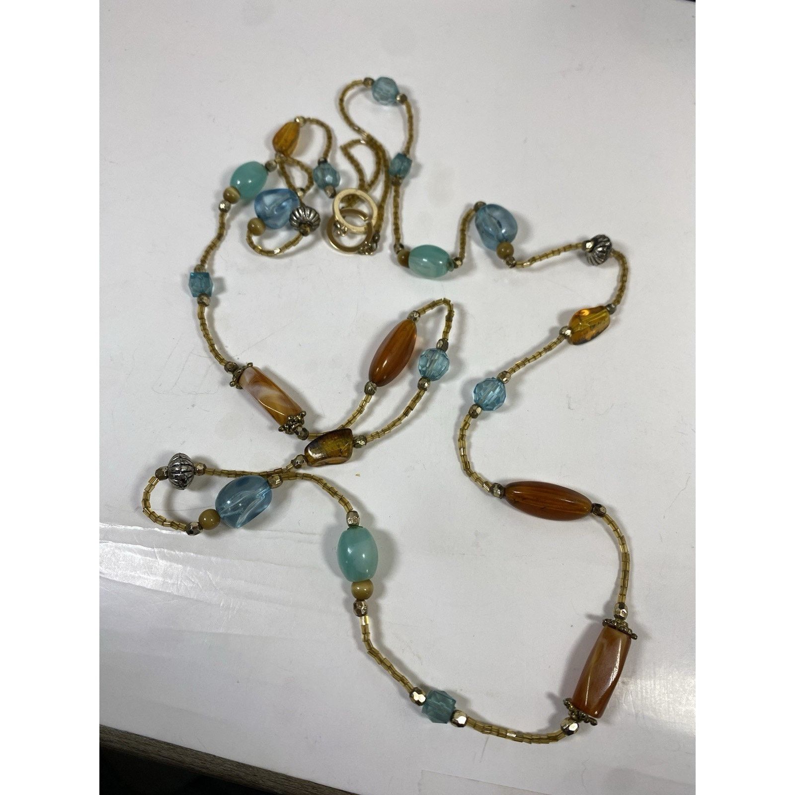 Other Beaded Necklace Stamped 14/20K Size ONE SIZE - 5 Thumbnail