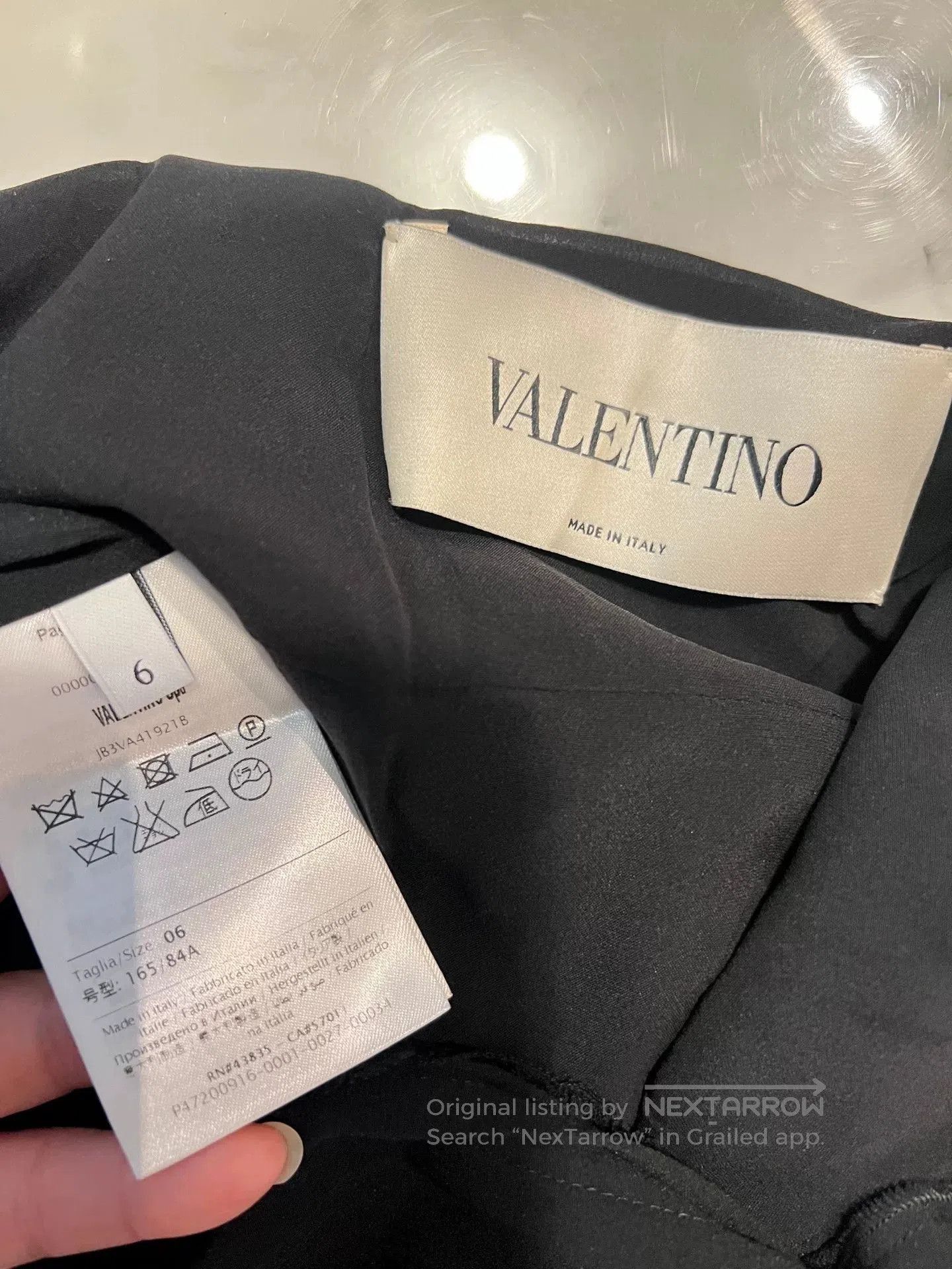 Valentino Valentino Silk Lace Black Dress. Size US M / EU 48-50 / 2 - 5 Thumbnail
