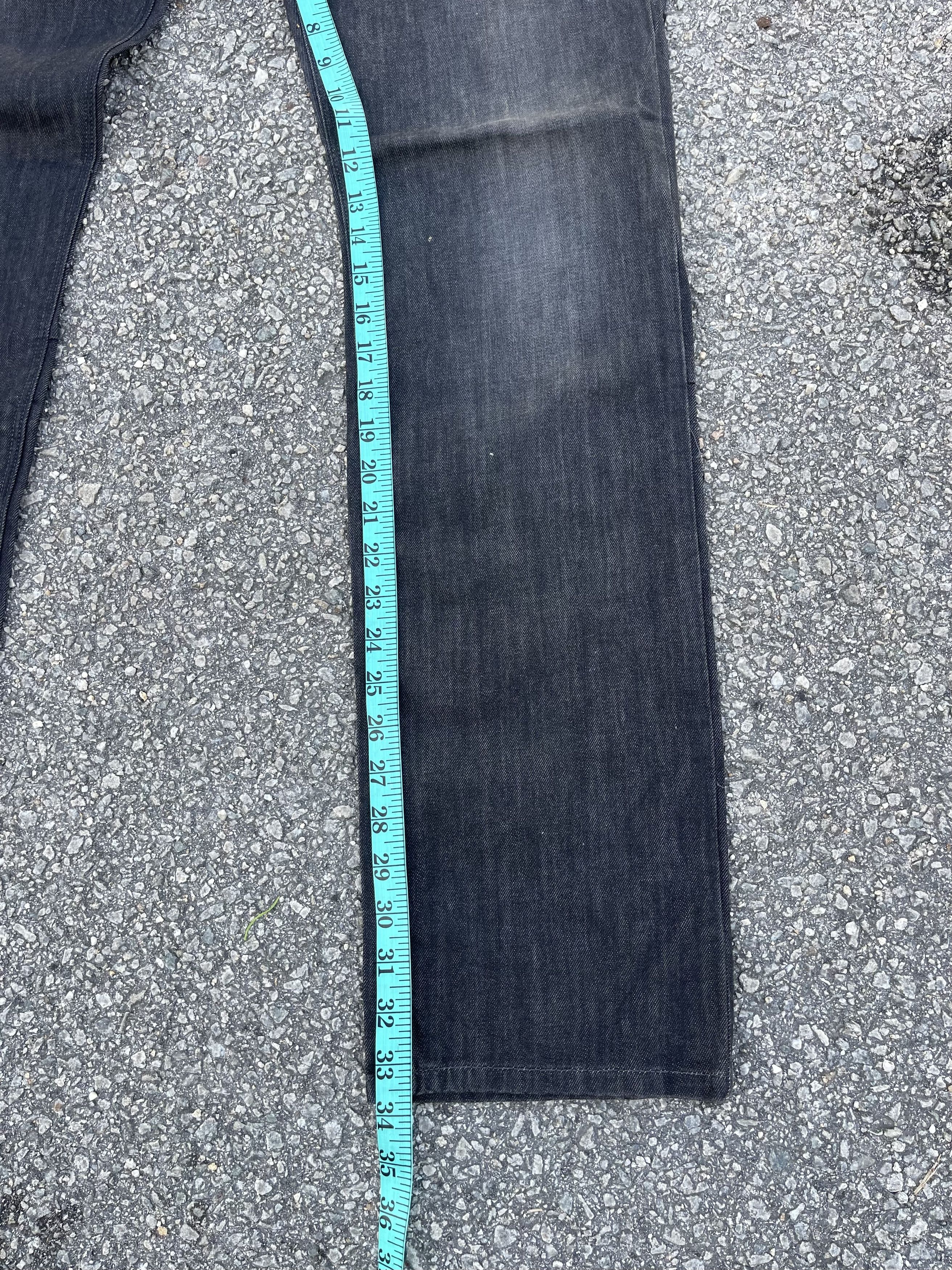 Ksubi Ksubi Dee Dee Pre Loved Black Denim Size US 33 - 11 Thumbnail