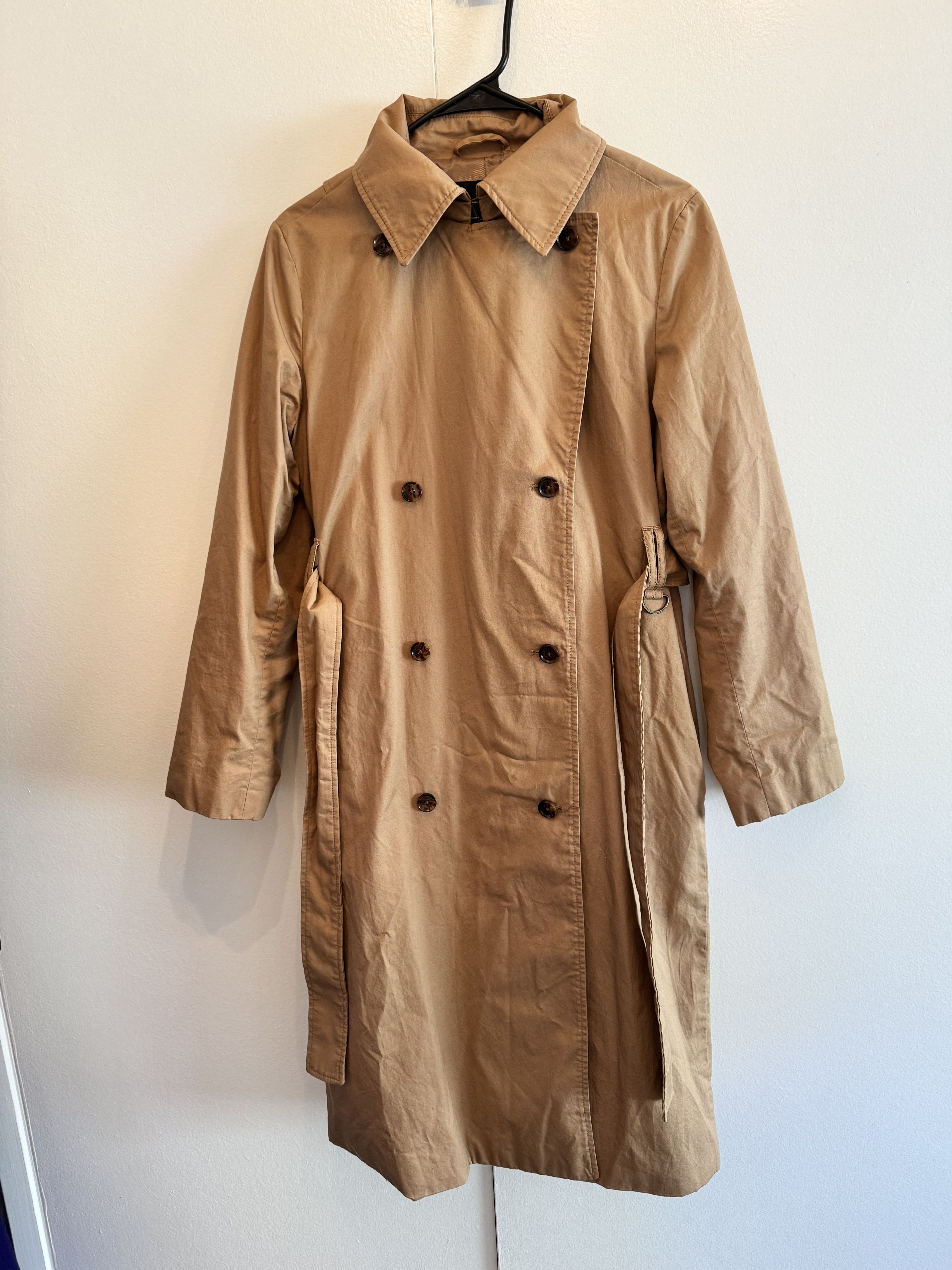Banana Republic Banana Republic Long Twill Trench Coat - New Classic Camel Size XS / US 0-2 / IT 36-38 - 4 Thumbnail