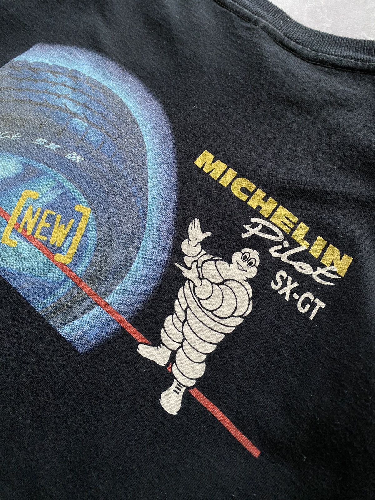 Vintage Vintage 90s Michelin Pilot SX GT Tires Promo Shirt Screen Size US XL / EU 56 / 4 - 5 Thumbnail