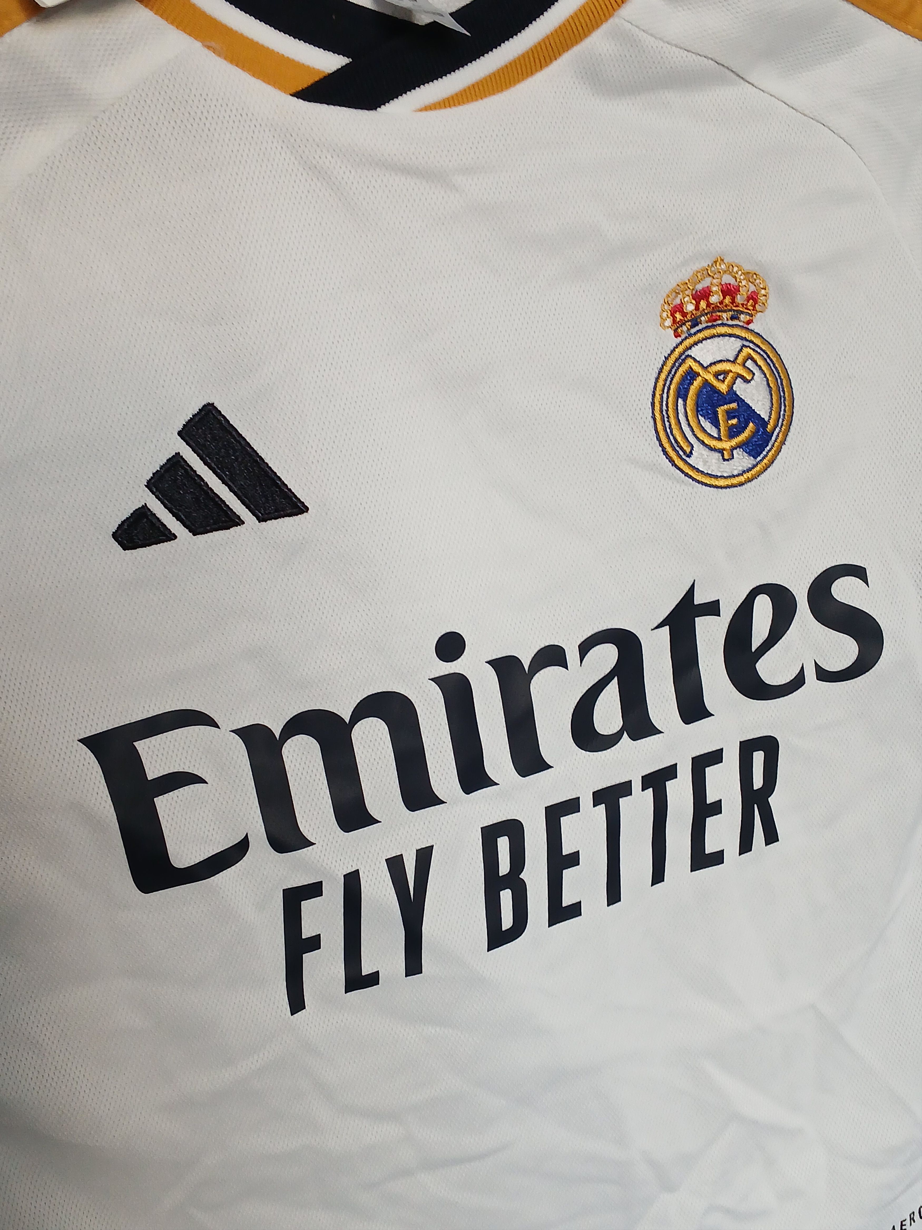 Adidas New KIDS Real Madrid 23/24 Home Football Jersey T-Shirt Size US XS / EU 42 / 0 - 3 Thumbnail