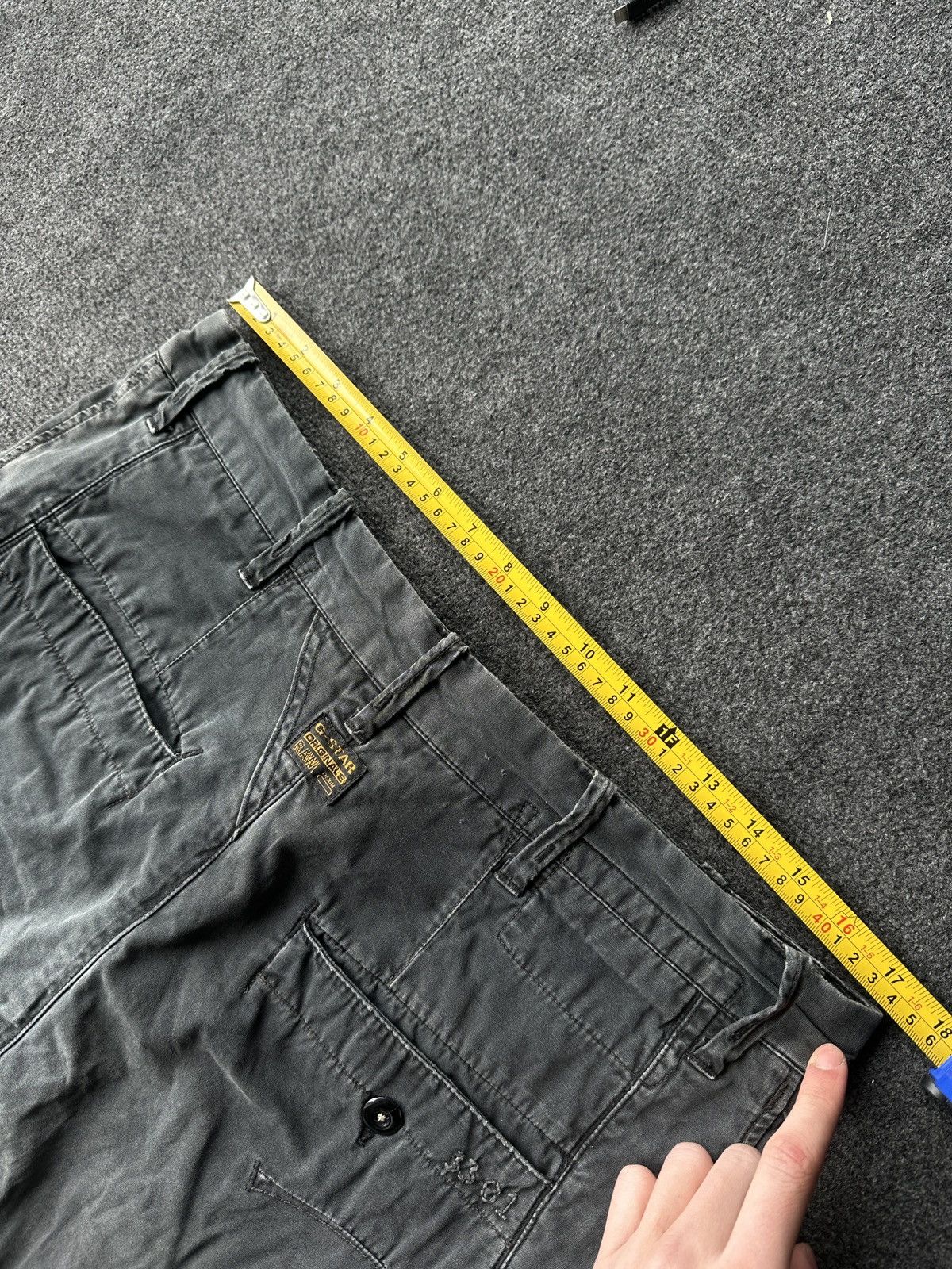 G-Star 🚨PUNK G STAR OPIUM RAW GRAY MENS JEANS Y2k BIKER Size US 34 / EU 50 - 21 Thumbnail