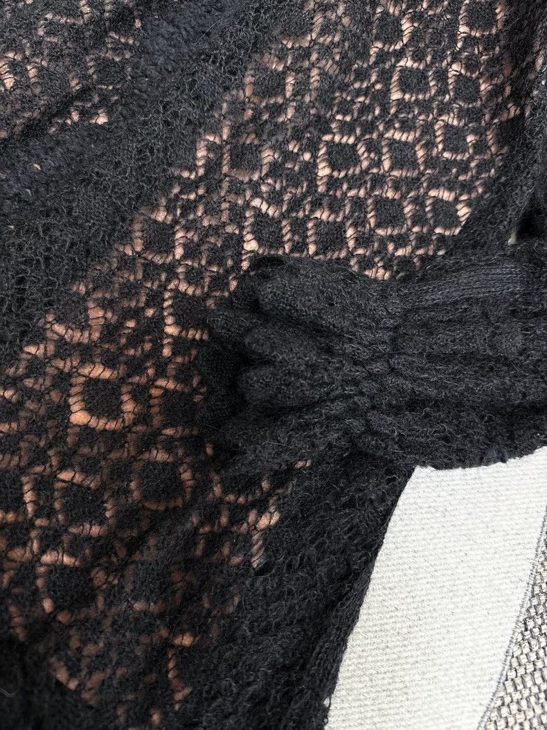 Chanel Chanel 23k autumn and winter black hollow lotus leaf sleev Size S / US 4 / IT 40 - 7 Thumbnail