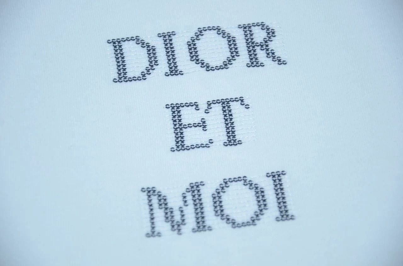 Dior Dior Runway Alphabet Sequin Embroidered Short-Sleeve Size US L / EU 52-54 / 3 - 3 Thumbnail