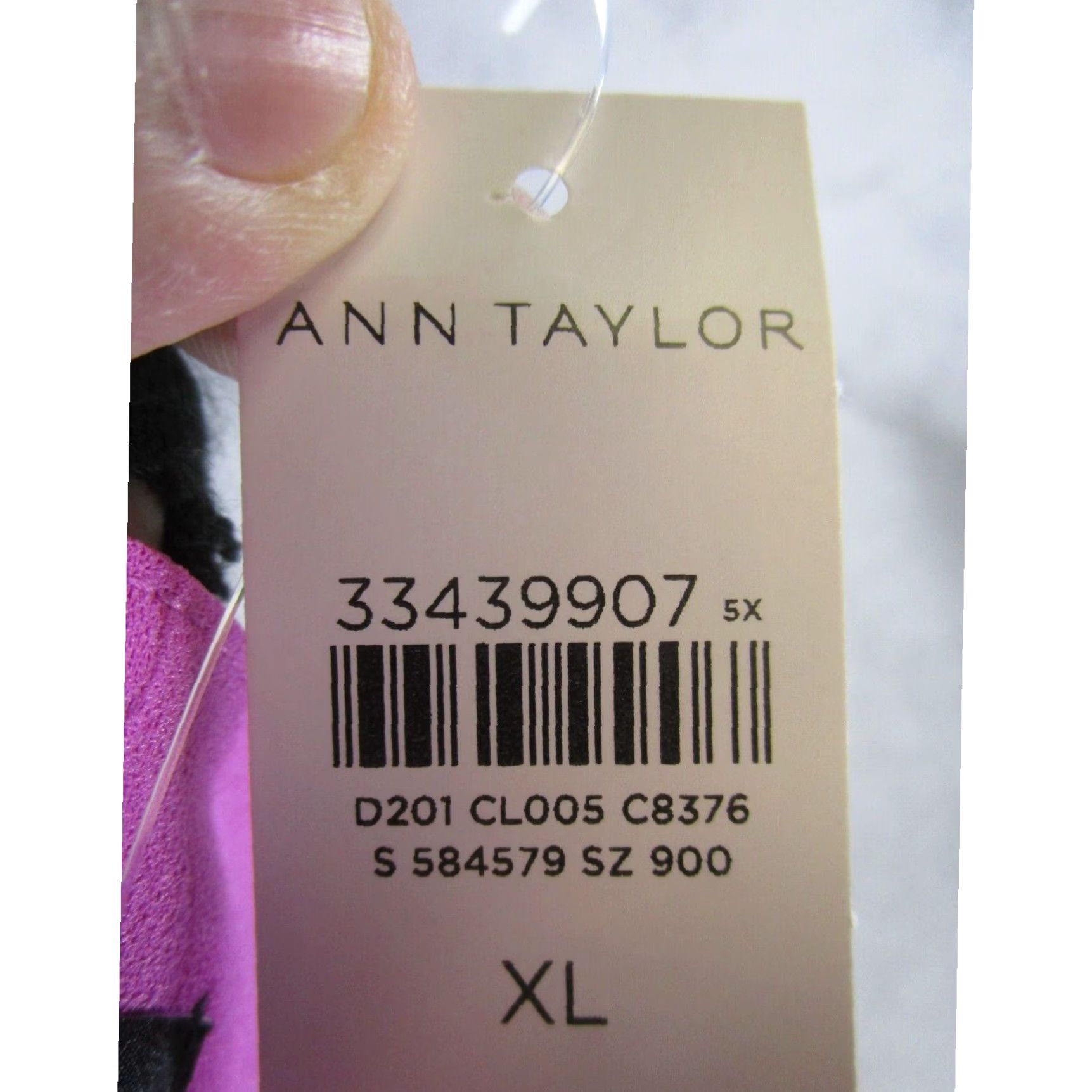 Ann Taylor Womens Ann Taylor Shirt Extra Large XL Purple Sleeveless Ruffle Cami Size XL / US 12-14 / IT 48-50 - 7 Thumbnail