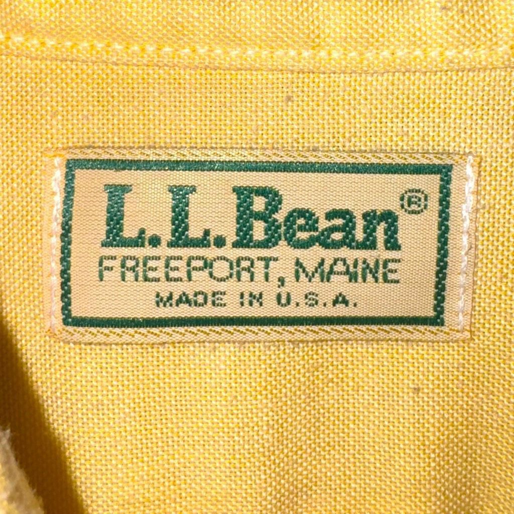 L.L. Bean L.L. Bean Yellow Made in USA Oxford Button Down Shirt M Size US M / EU 48-50 / 2 - 2 Thumbnail