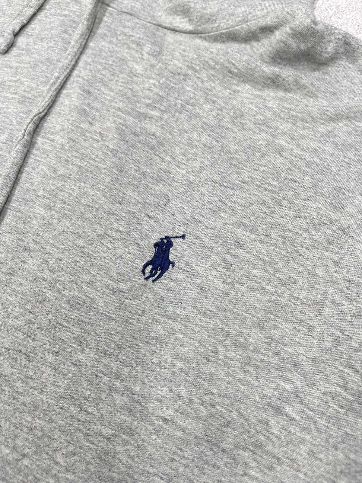 Polo Ralph Lauren × Rugby Ralph Lauren × Vintage Vintage Polo Ralph Lauren Grey Hoodie Y2K Rugby Size US L / EU 52-54 / 3 - 5 Thumbnail