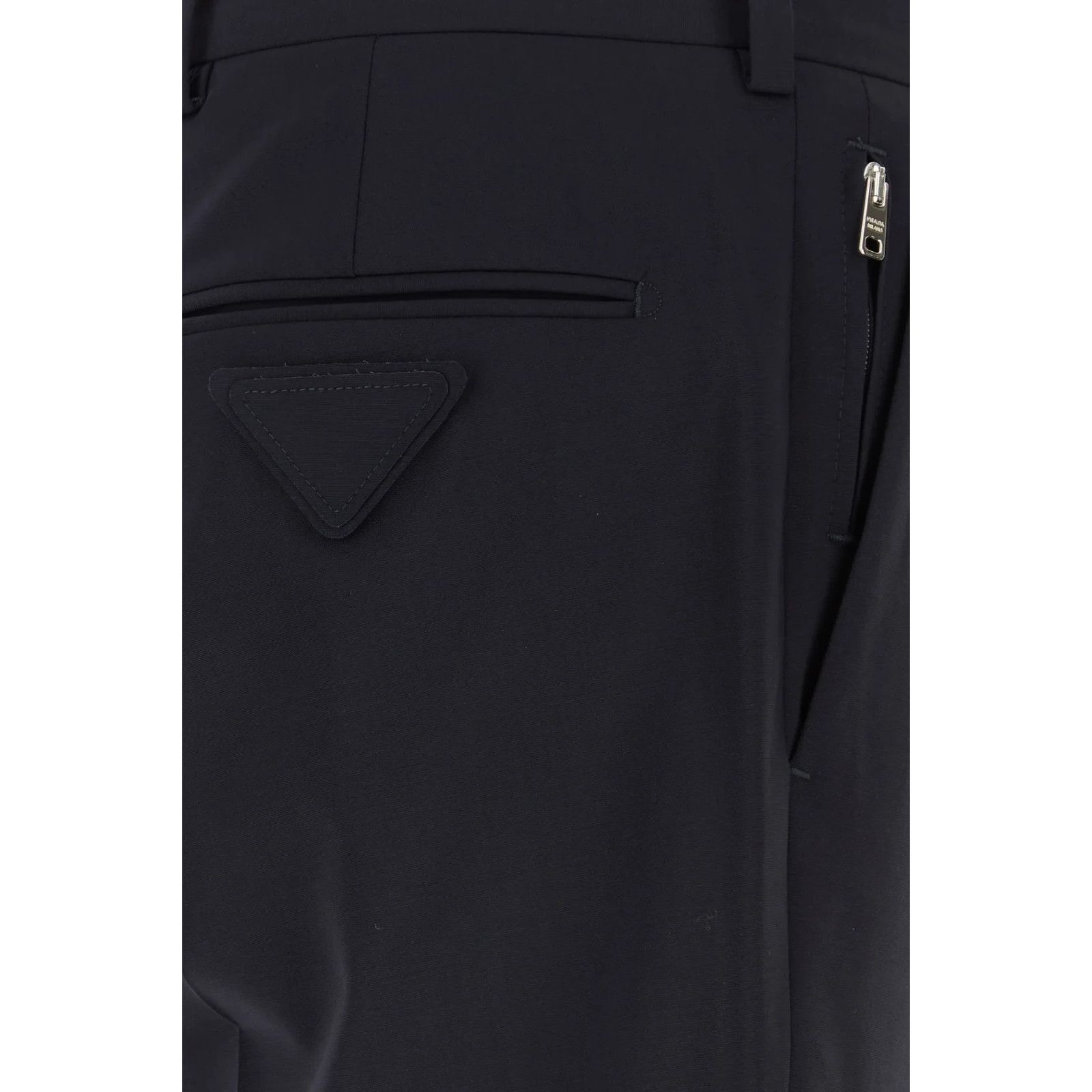 Prada PRADA Navy Blue Stretch Wool Pants New & Authentic (Men's si Size US 44 / EU 60 - 3 Thumbnail