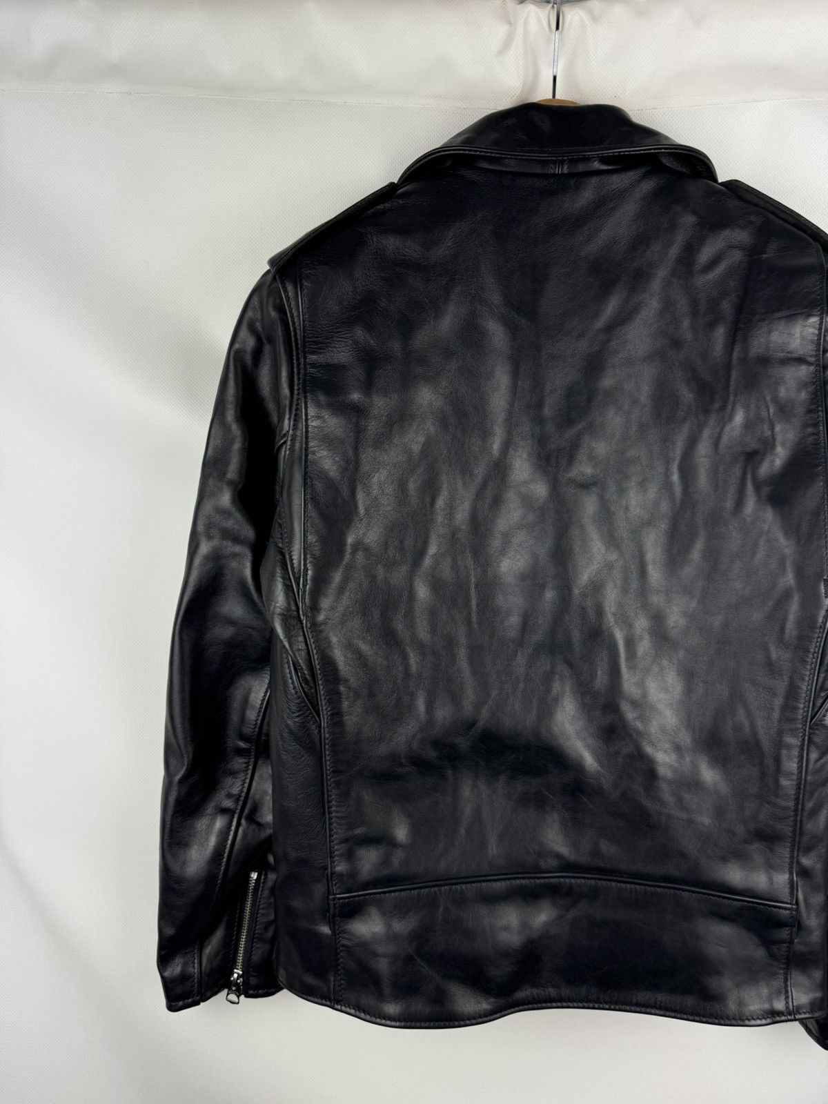 Schott Schott Perfecto Ladies Leather Biker Full Zip Jacket USA Size XS / US 0-2 / IT 36-38 - 13 Thumbnail