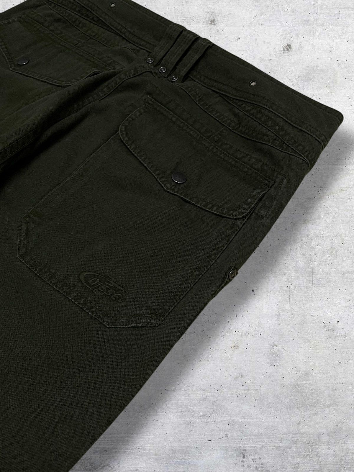 Diesel VINTAGE DIESEL INDUSTRY DESIGNER WORK WEAR UTILITY PANT Size US 31 - 15 Thumbnail