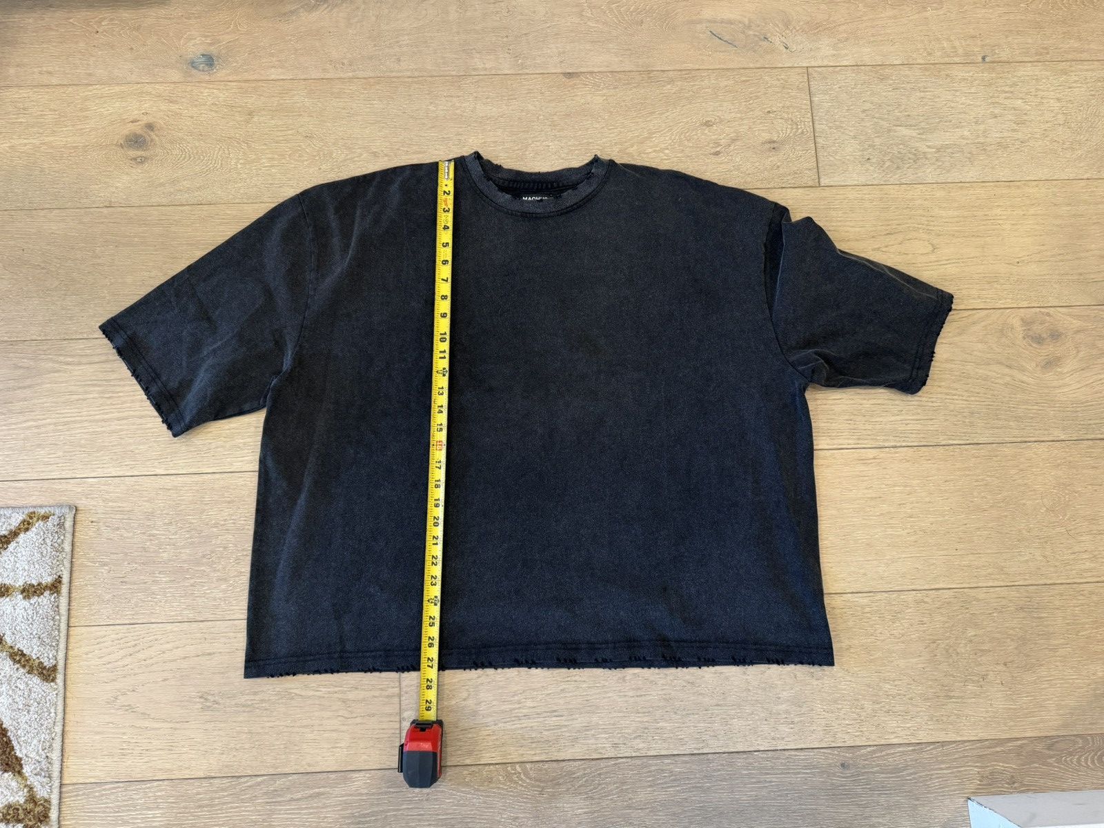 MACHUS MACHUS OVERSIZED T WASHED BLACK Size US M / EU 48-50 / 2 - 1 Thumbnail