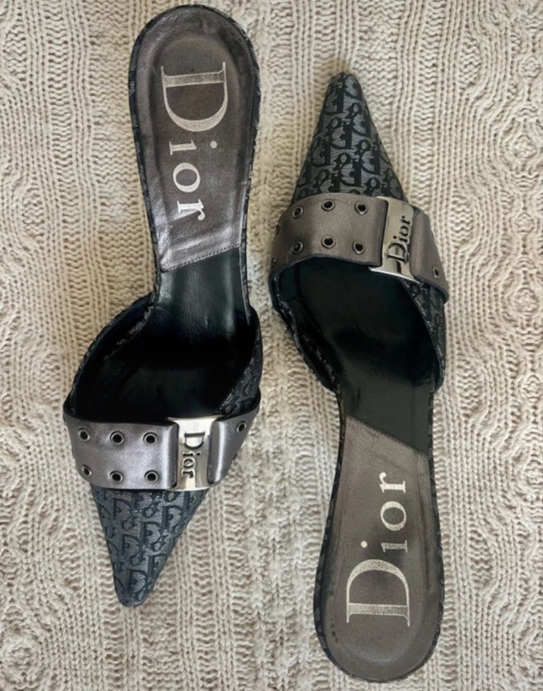 Dior Dior Monogram Vintage Y2K Galliano Heels Size US 7 / IT 37 - 4 Thumbnail