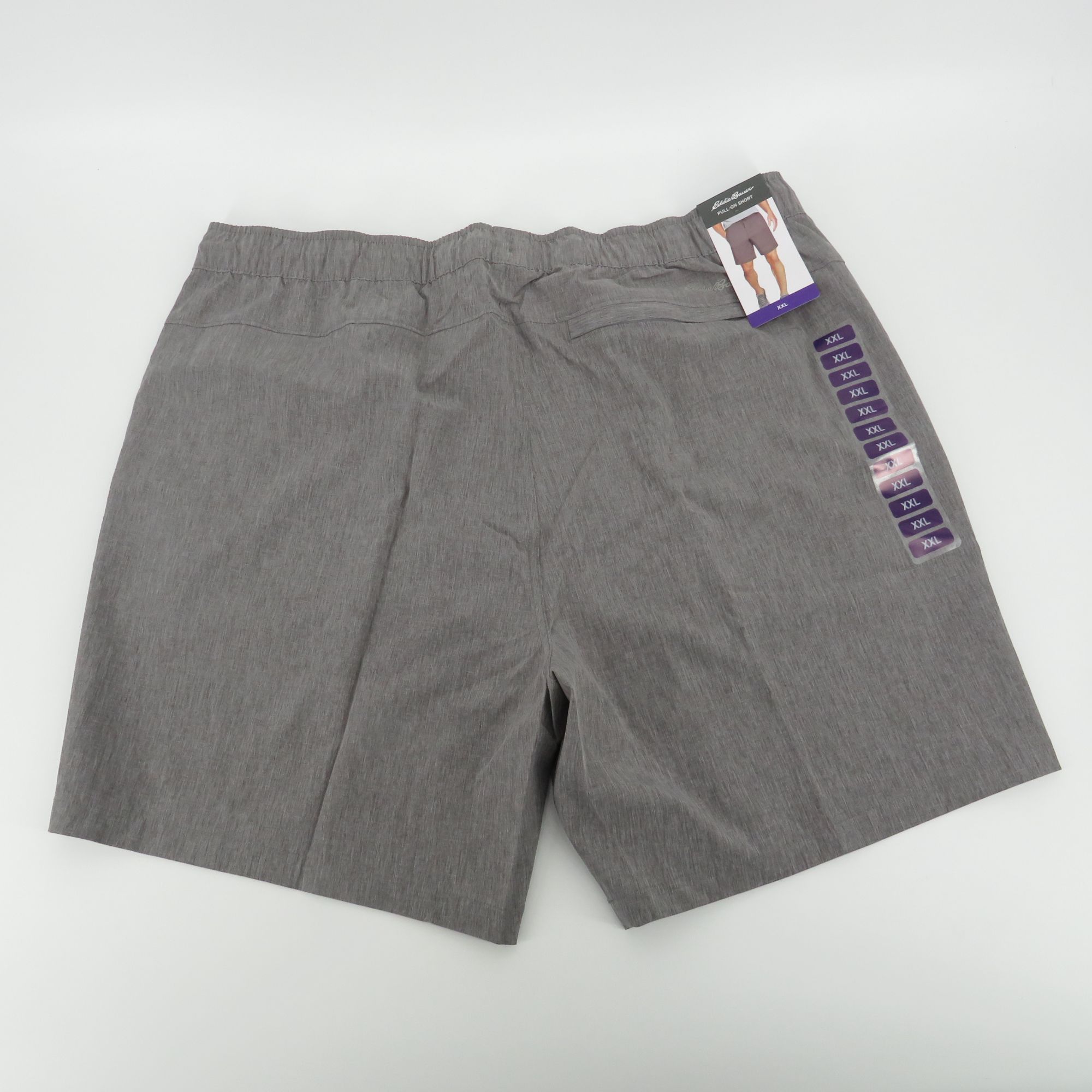 Eddie Bauer Eddie Bauer Mens XXL Pull-On Shorts Gray Stretch Water Repel Size US 40 / EU 56 - 5 Thumbnail
