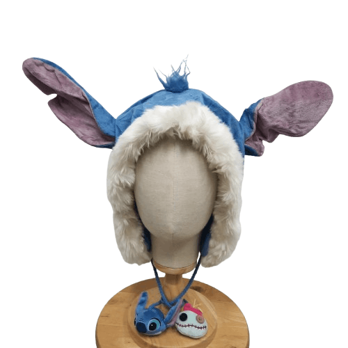 🫧 Disney lilo & stitch cartoon devil horn earflap beanie