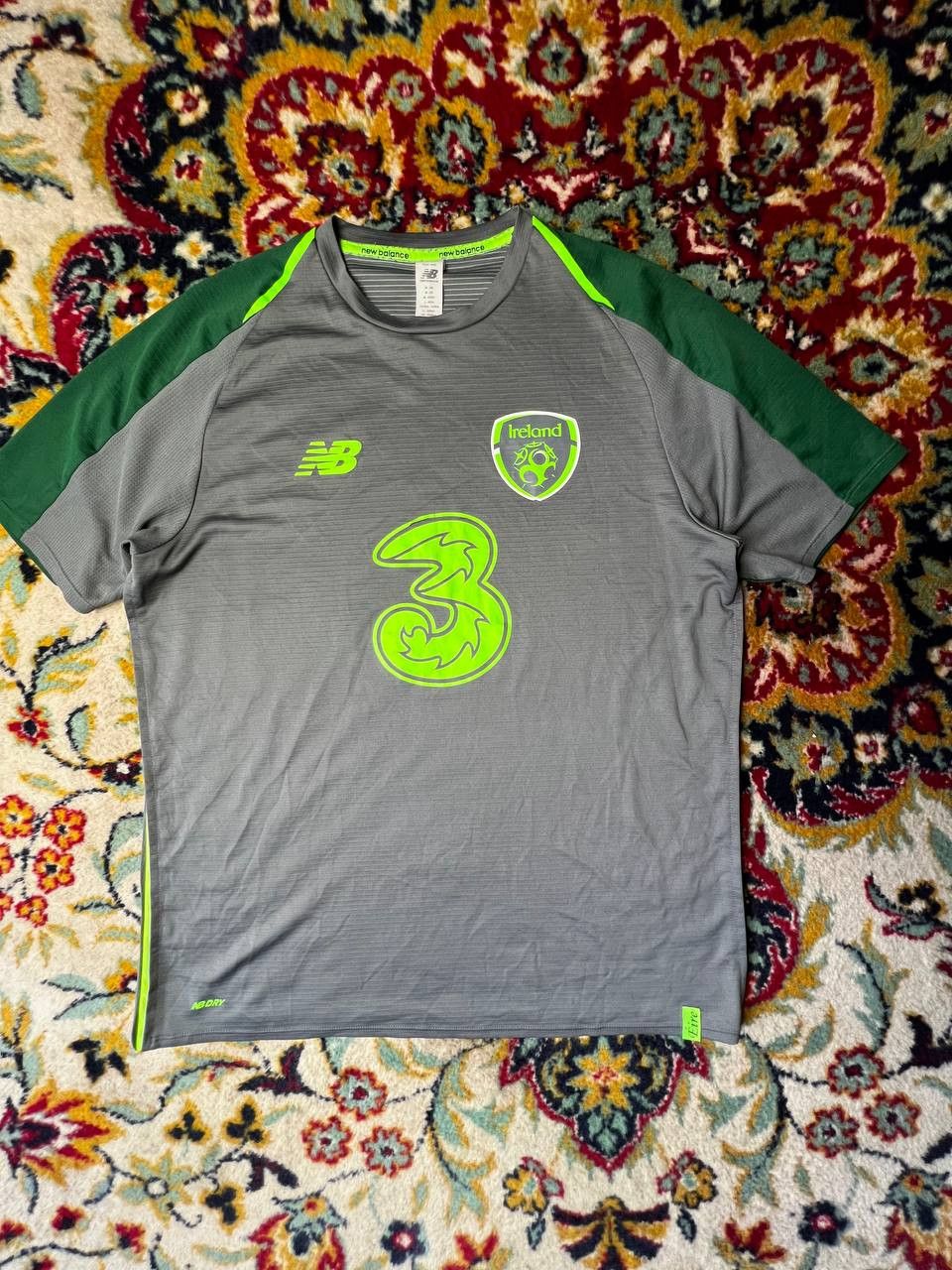New Balance NEW BALANCE REPUBLIC OF IRELAND FOOTBALL SHIRT SOCCER JERSEY Size US M / EU 48-50 / 2 - 1 Thumbnail