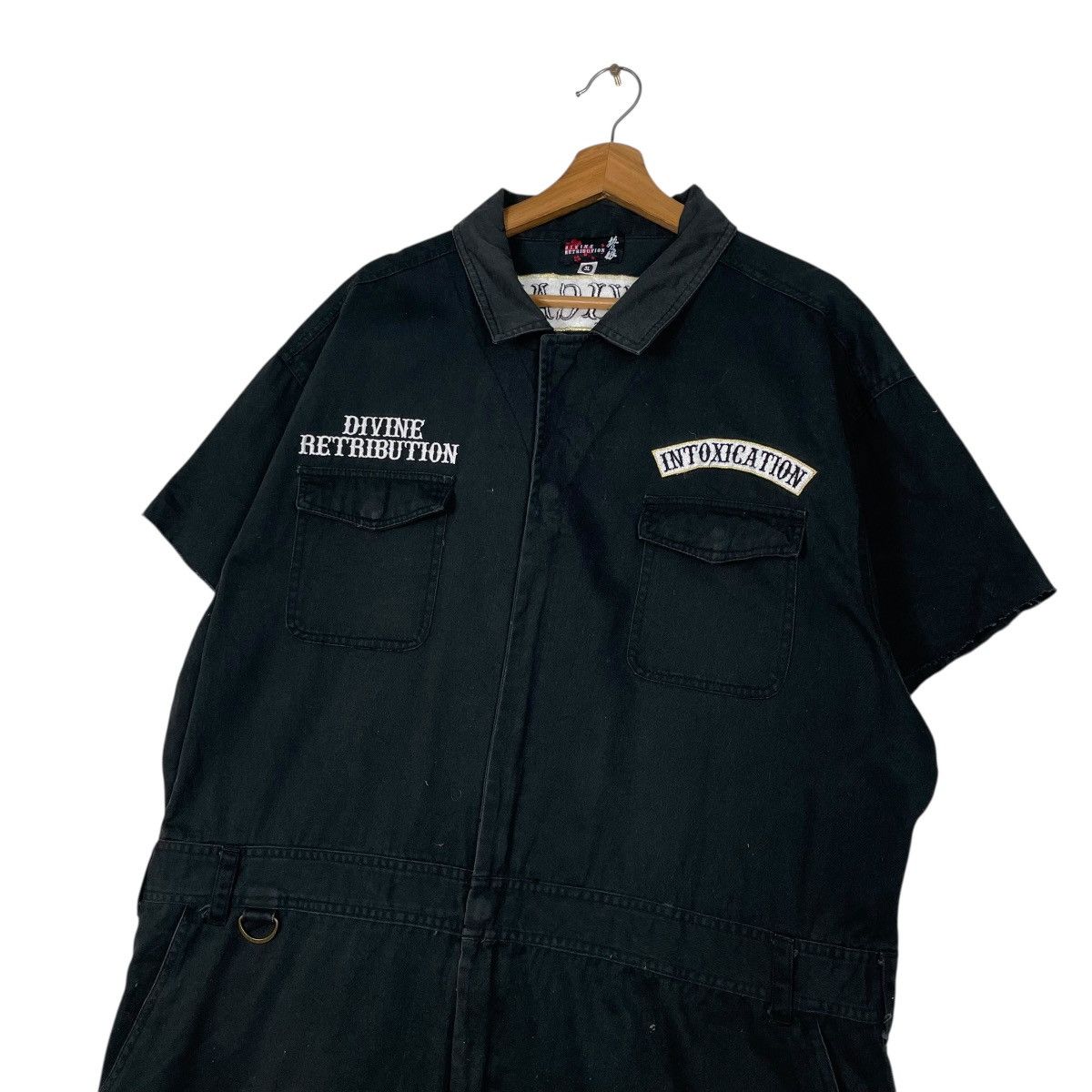 Japanese Brand Divine Retribution Intoxication Embroidered Coverall Size US 36 / EU 52 - 12 Thumbnail