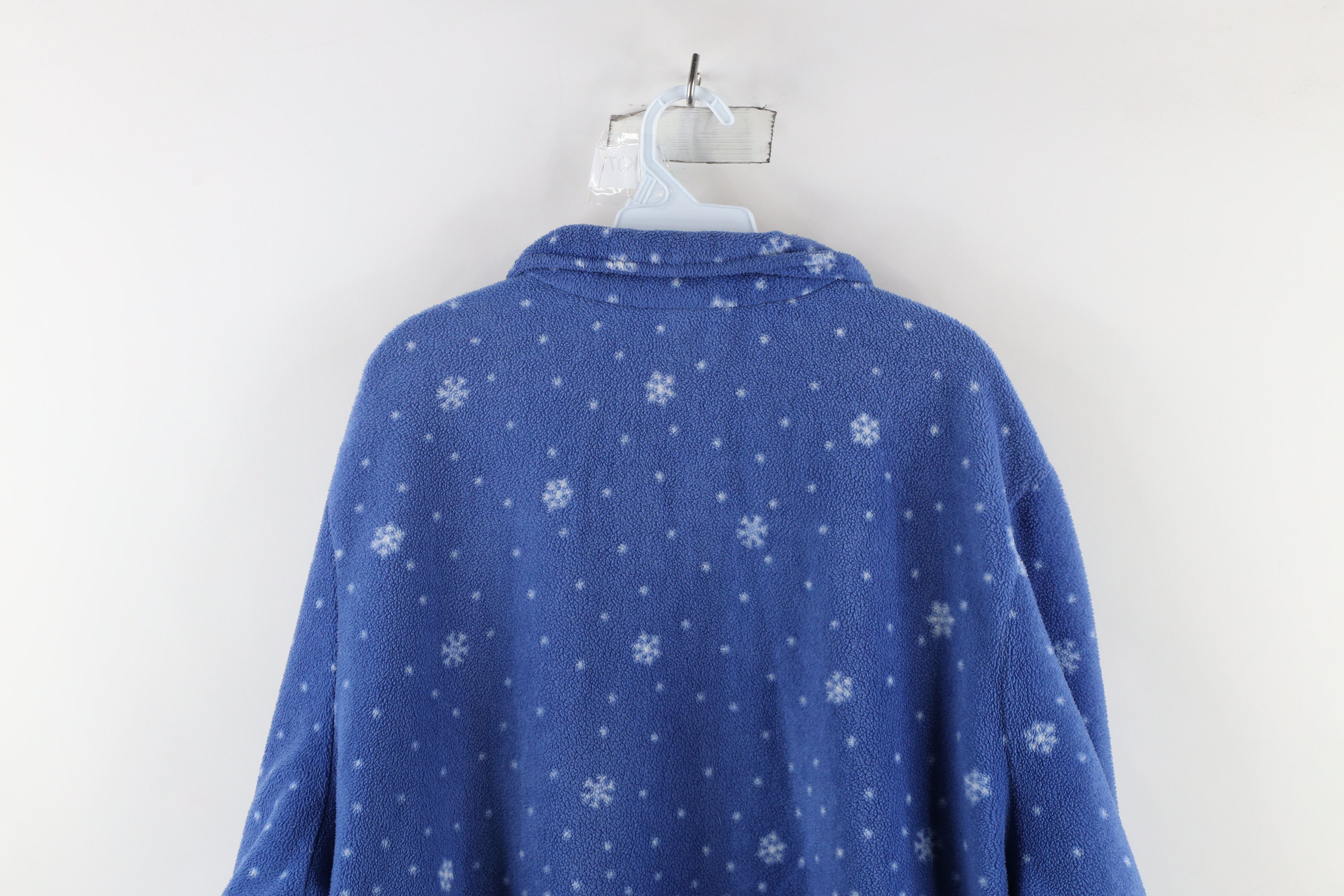 Vintage Vintage 90s Streetwear Mountain All Over Print Fleece Jacket Size XXL / US 16-18 / IT 52-54 - 11 Thumbnail