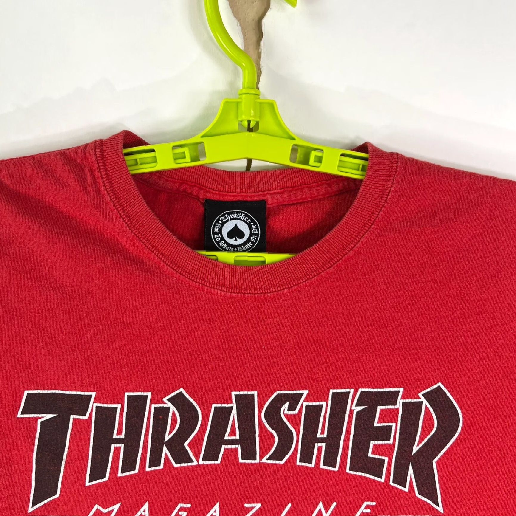 Thrasher Thrasher Shirt Adult Medium Red Graphic Tee Mens Size US M / EU 48-50 / 2 - 3 Thumbnail