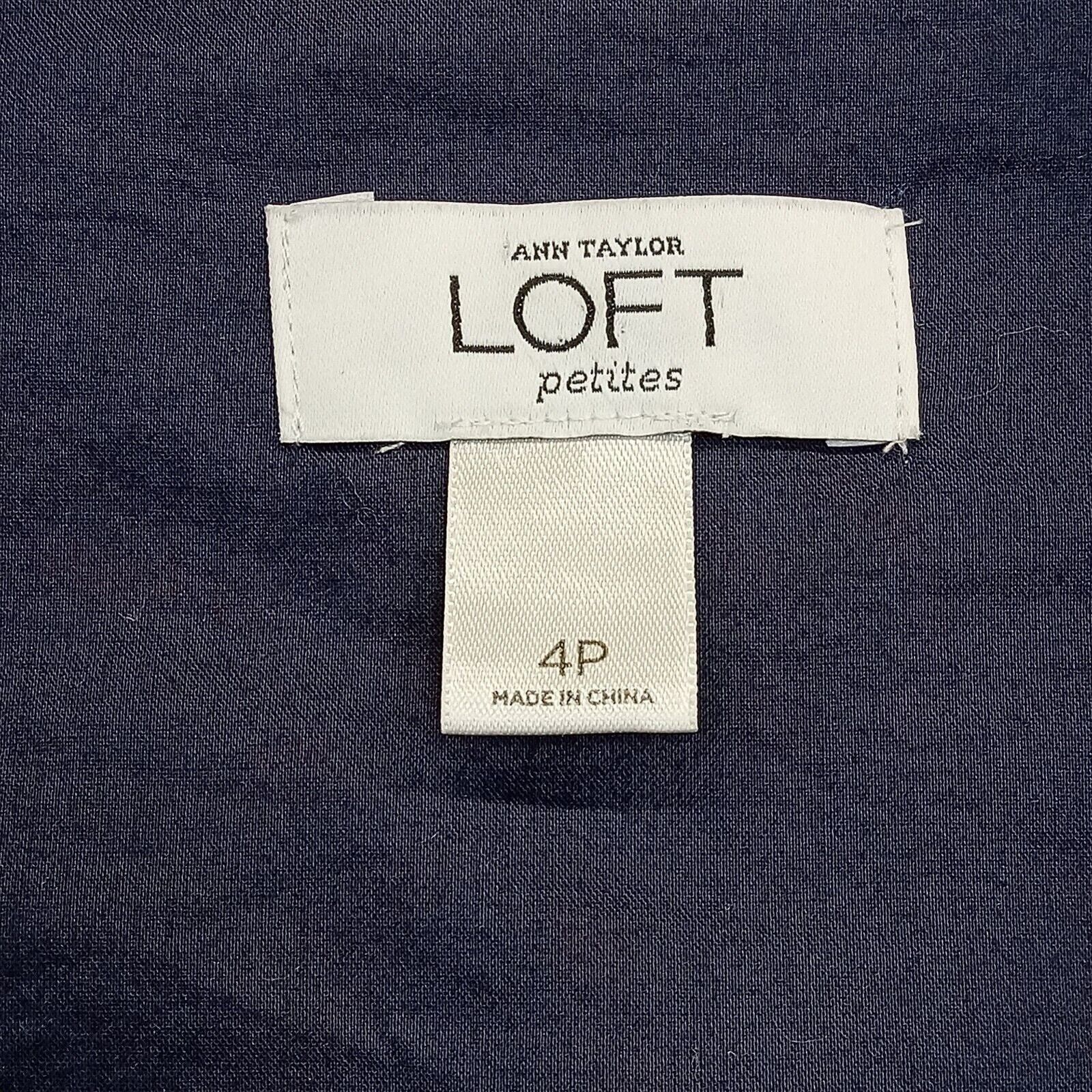 Loft Loft Dress By Ann Taylor 4P Shift Lined Side Zip Size S / US 4 / IT 40 - 7 Thumbnail