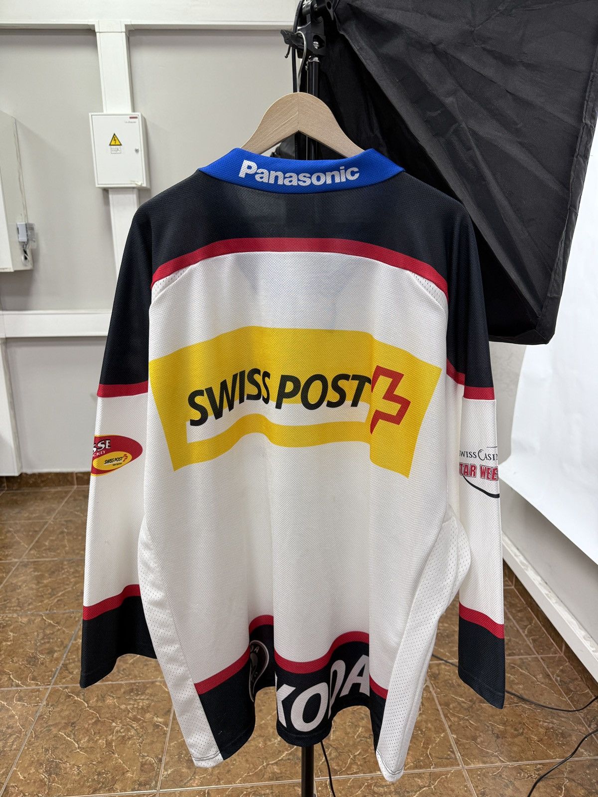 Fila 🇨🇭Vintage 2003 Fila Swiss Stars Hockey Jersey Tissot Skoda Size US XL / EU 56 / 4 - 2 Thumbnail