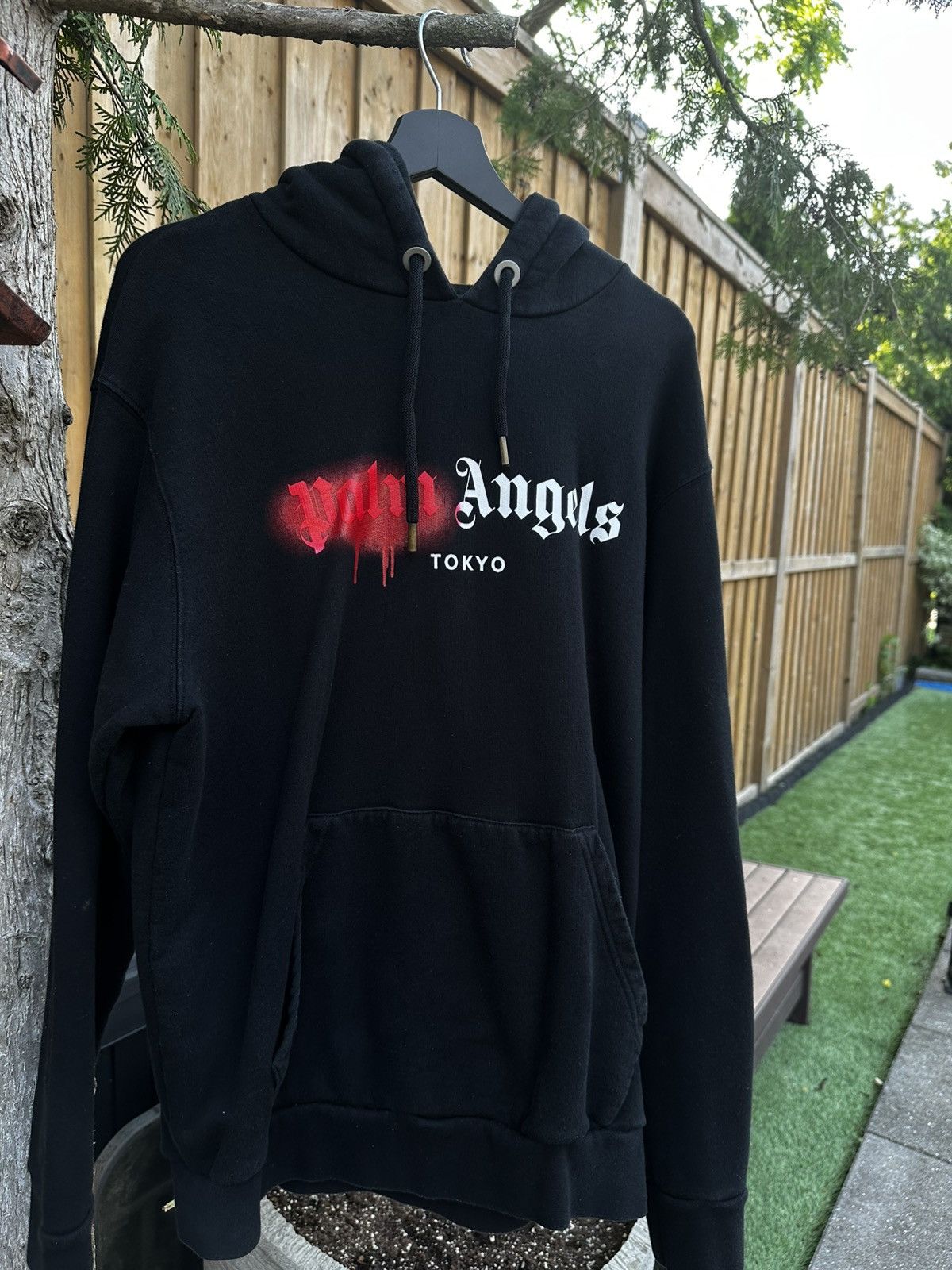 Palm Angels Palm Angels - Spray Paint Hoodie Size US M / EU 48-50 / 2 - 2 Thumbnail