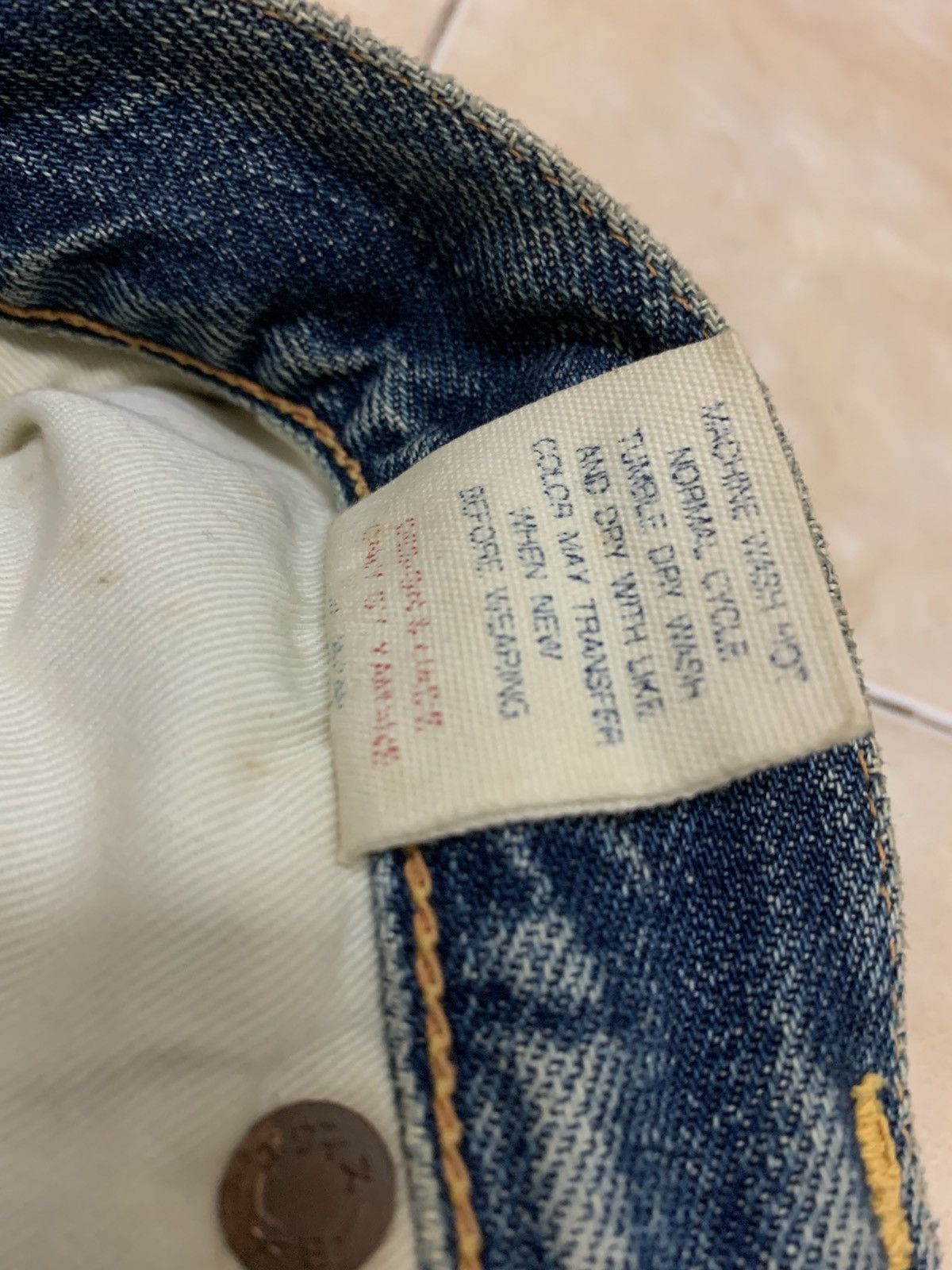 Evisu Vintage Denim Evisu Flat head Size US 32 / EU 48 - 7 Thumbnail