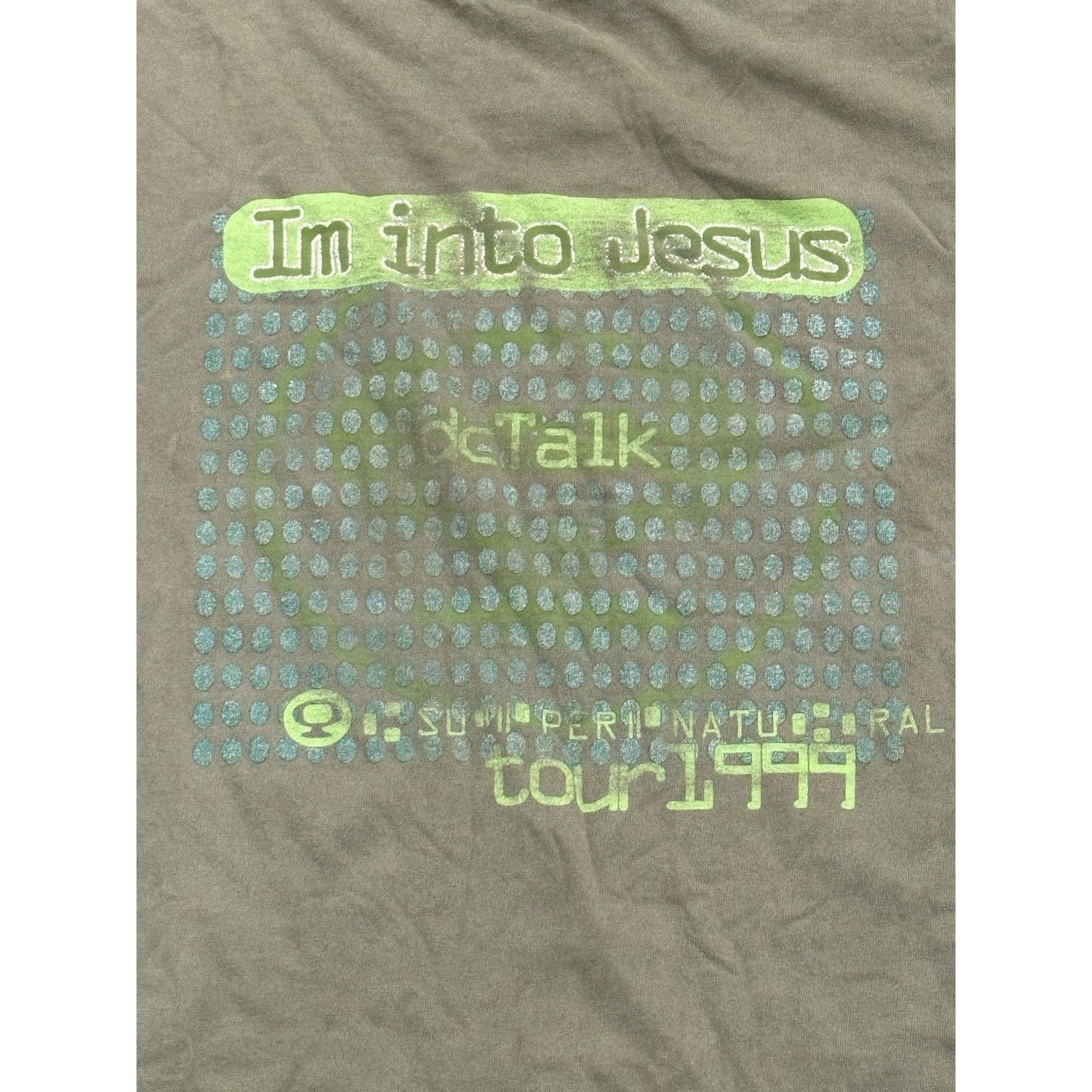 Anvil Vintage 90s Hey You DcTalk 1999 Jesus Christ Tee Shirt Stain Size US XL / EU 56 / 4 - 7 Thumbnail