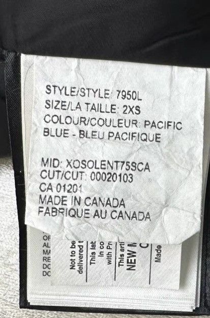 Canada Goose Canada Goose Blue Bomber Down Jacket K12 Size US XXS / EU 40 - 8 Thumbnail