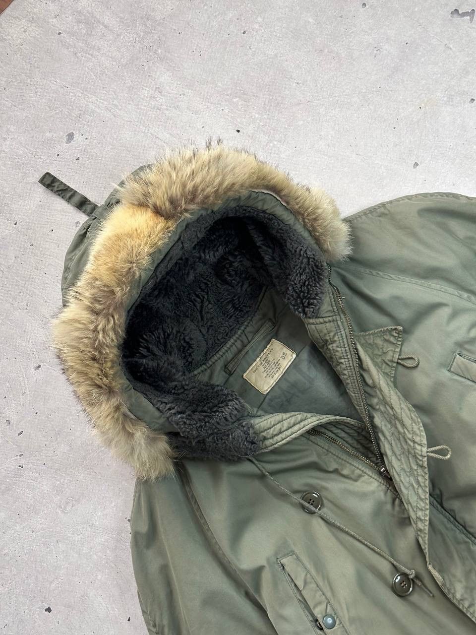 Alpha Industries US Army N-3B Flying Jacket MIL-J-6279H Vintage 70s Military Size US L / EU 52-54 / 3 - 4 Thumbnail