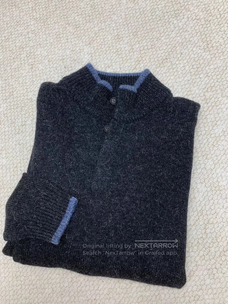 Brunello Cucinelli Brunello Cucinelli Wool Stand-Collar Sweater. Size US M / EU 48-50 / 2 - 8 Thumbnail
