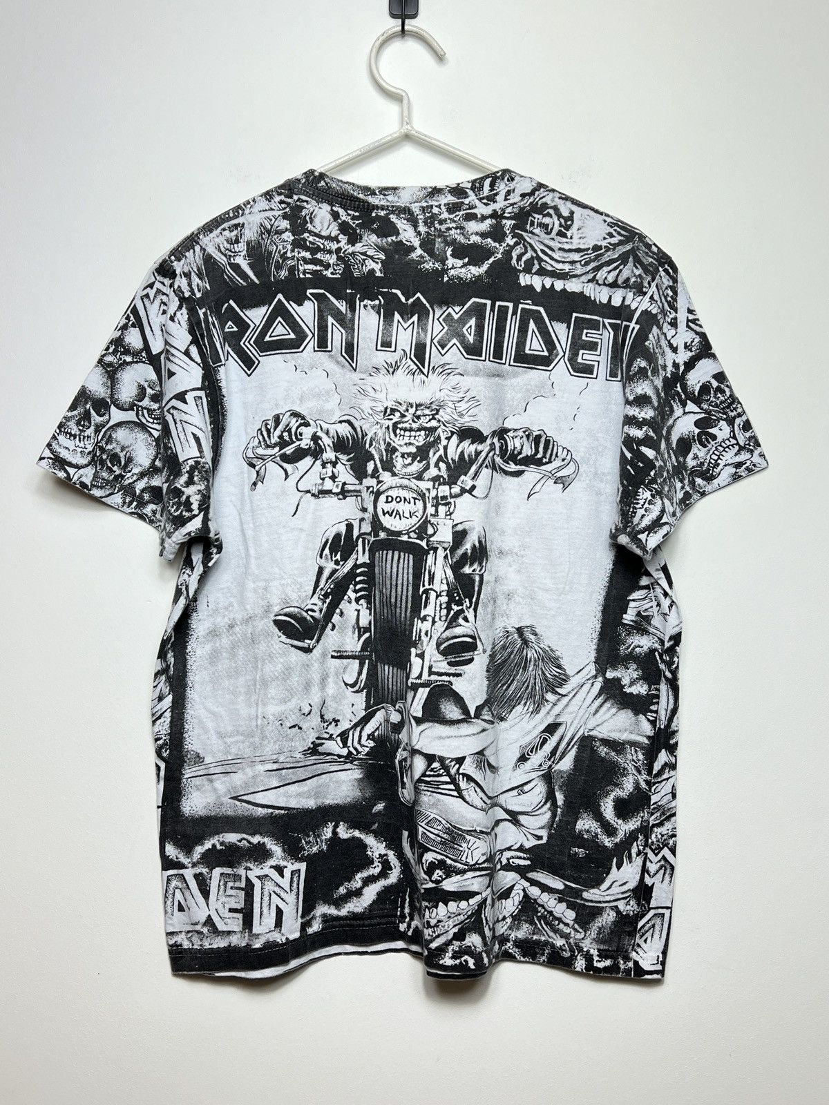 Iron Maiden iron maiden eddie biker y2k crazy vintage full print t shirt Size US M / EU 48-50 / 2 - 9 Thumbnail