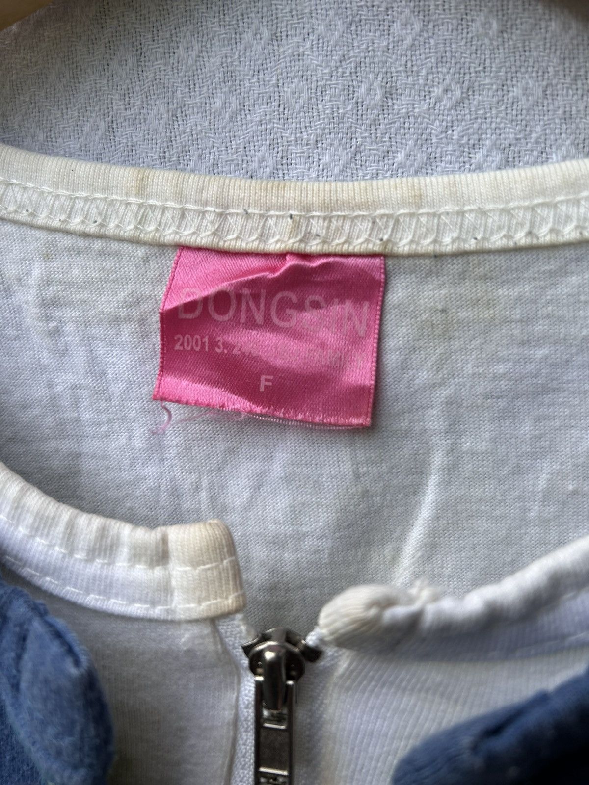 Japanese Brand Double layers japanese style halfzip poem tees Size US M / EU 48-50 / 2 - 6 Thumbnail