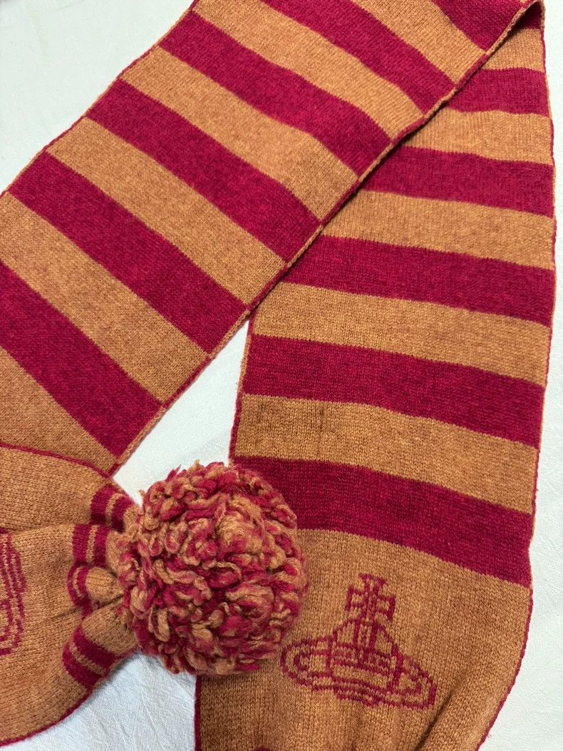 Vivienne Westwood Vivienne Westwood Knitted printed scarf Size ONE SIZE - 4 Thumbnail