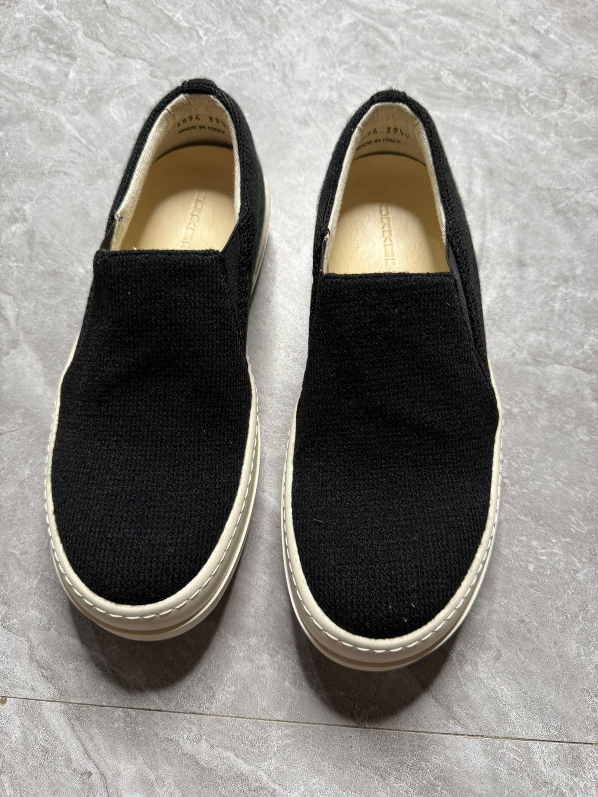 Rick Owens Drkshdw Rick Owens Cloth Ramones Slip Ons Size US 9 / EU 42 - 2 Thumbnail