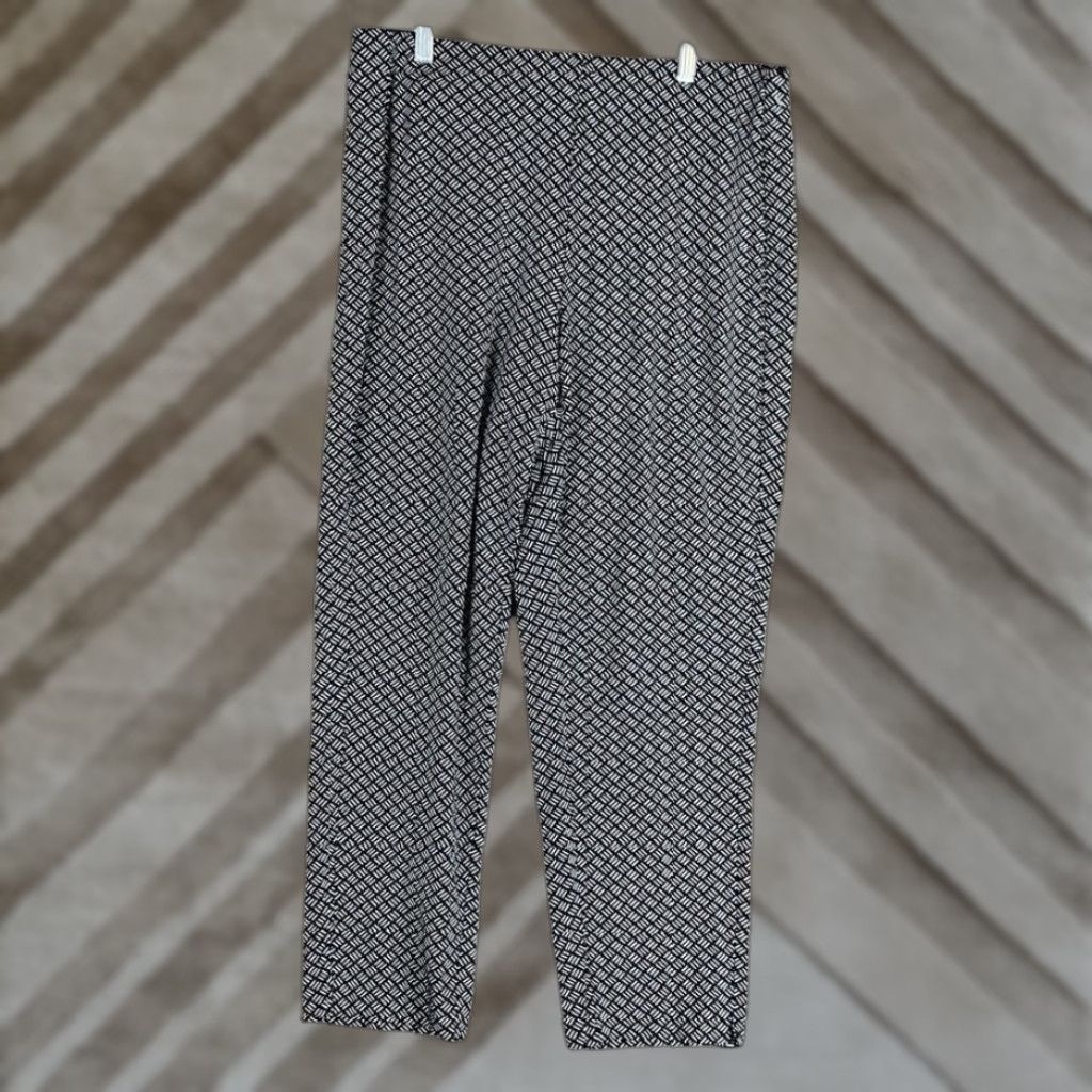Vintage J Jill Women Pants Black Wearever Collection Forward Seam Slim Ankle Stretch MP Pants Regular Size 32" / US 10 / IT 46 - 1 Thumbnail