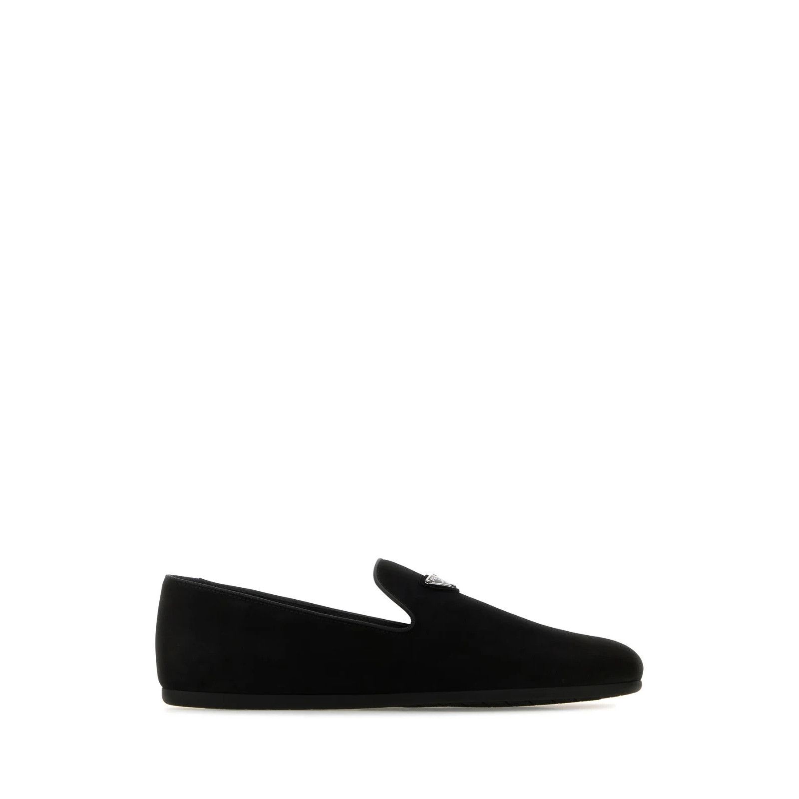 PRADA Black Suede Loafers New And Authentic (Men's size:8.5;