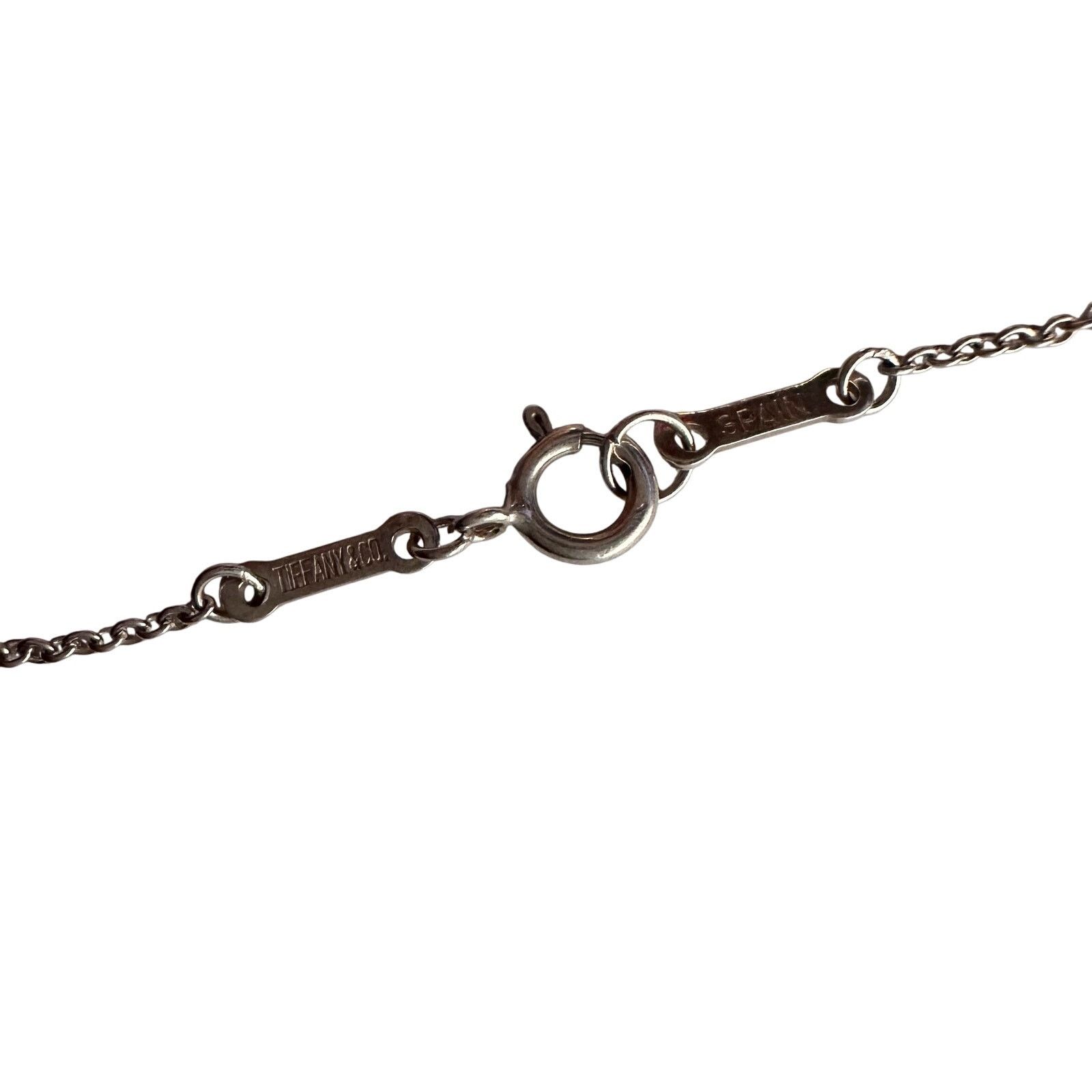 Tiffany & Co. Tiffany and Co Elsa Peretti Medium Open Heart Necklace 16" Size ONE SIZE - 12 Thumbnail