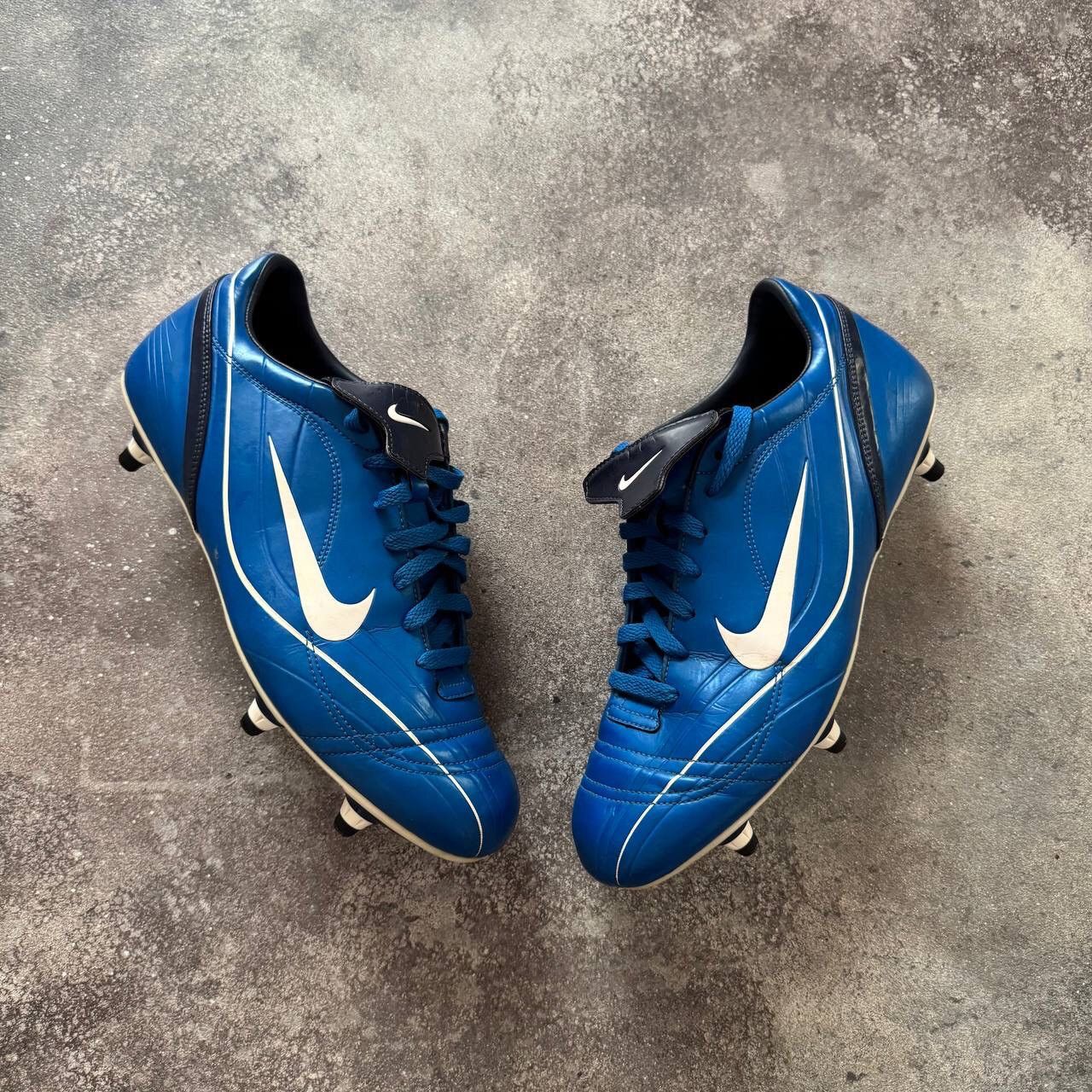 Nike × Vintage Nike Vapor SG Vintage RARE Soccer/Football Boots Cleats Size US 12 / EU 45 - 6 Thumbnail