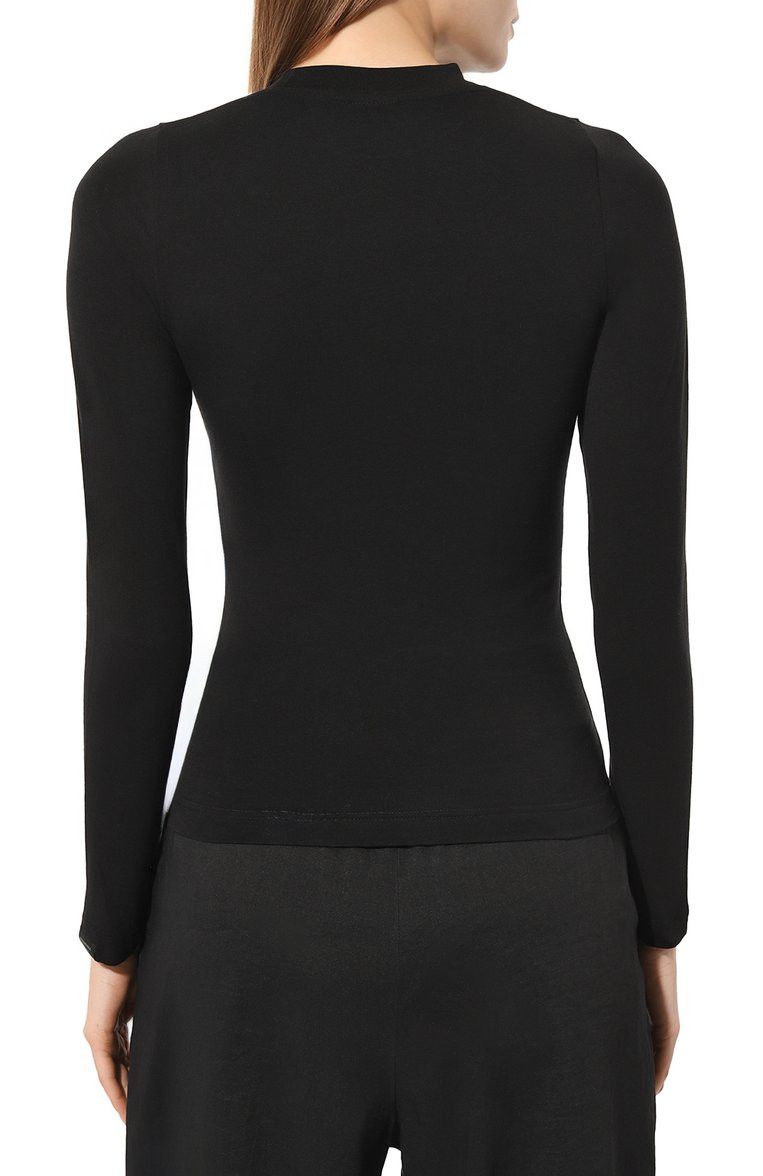 Balenciaga o1w1db10625 Long Sleeve T-Shirt in Black Size XS / US 0-2 / IT 36-38 - 4 Thumbnail