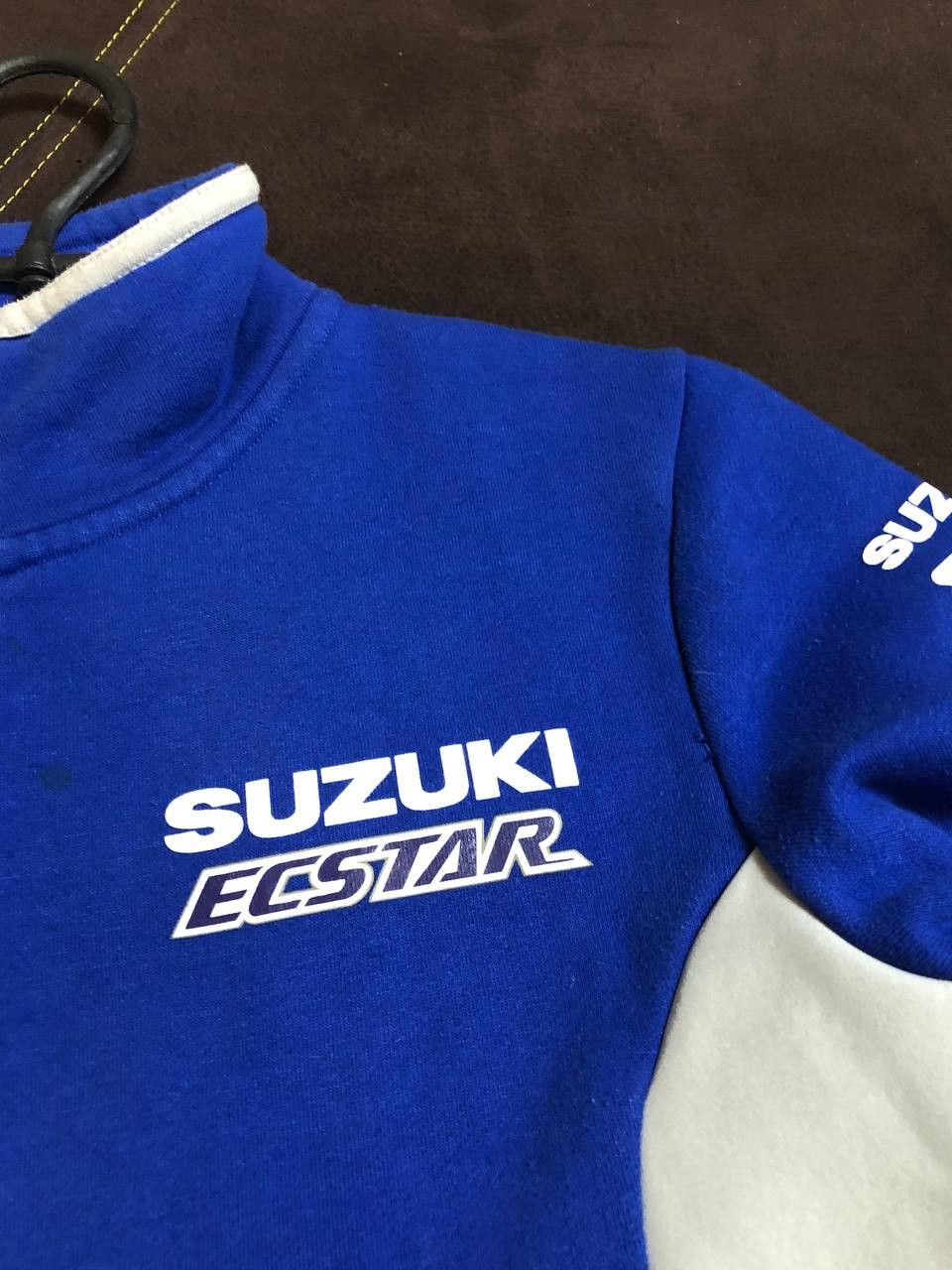 Vintage Vintage Suzuki Motorcycle Racing Track sweatshirt full zip Size US M / EU 48-50 / 2 - 7 Thumbnail
