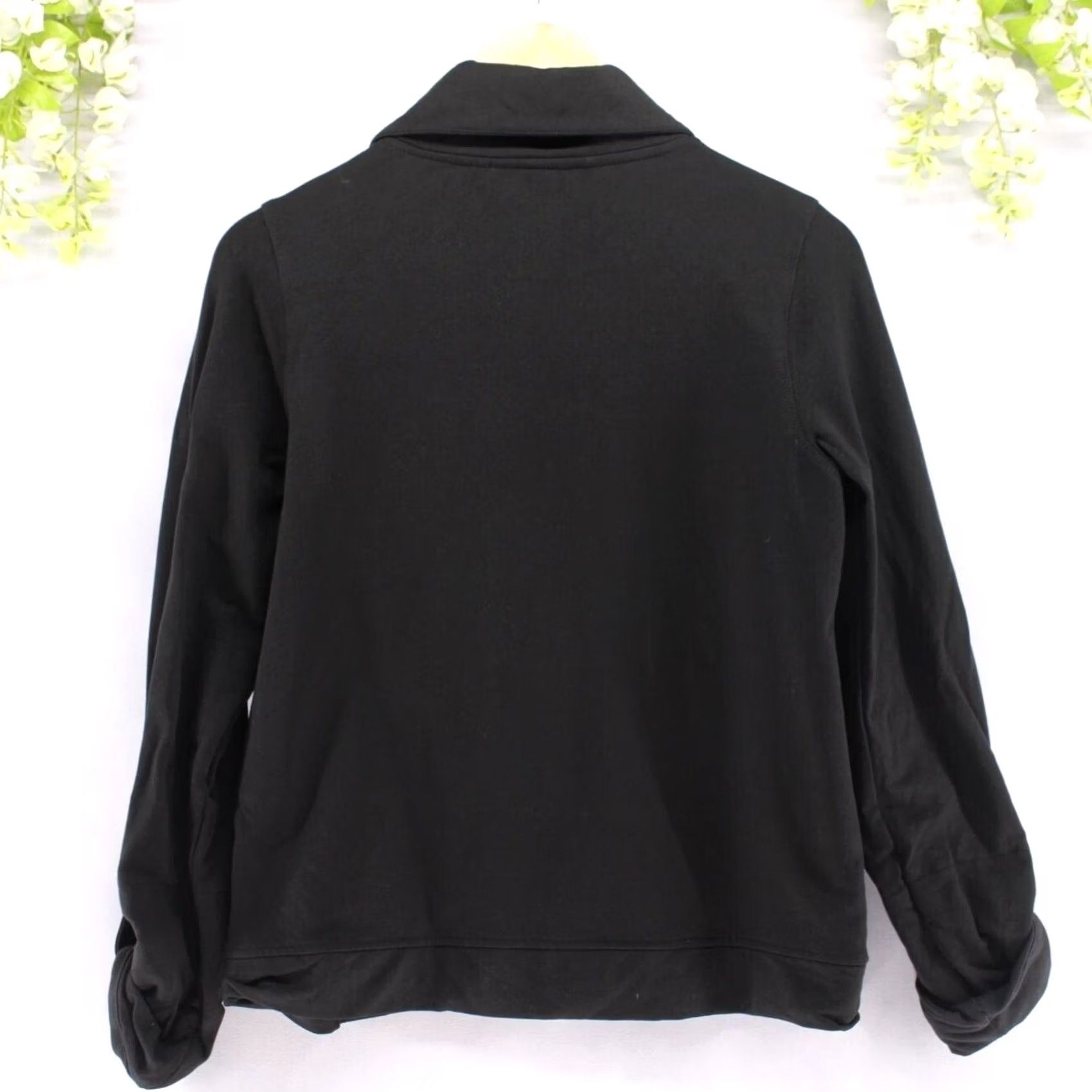 Vintage Christine Alexander Sweater Women's Small Black Embellished Zip Front Size S / US 4 / IT 40 - 3 Thumbnail