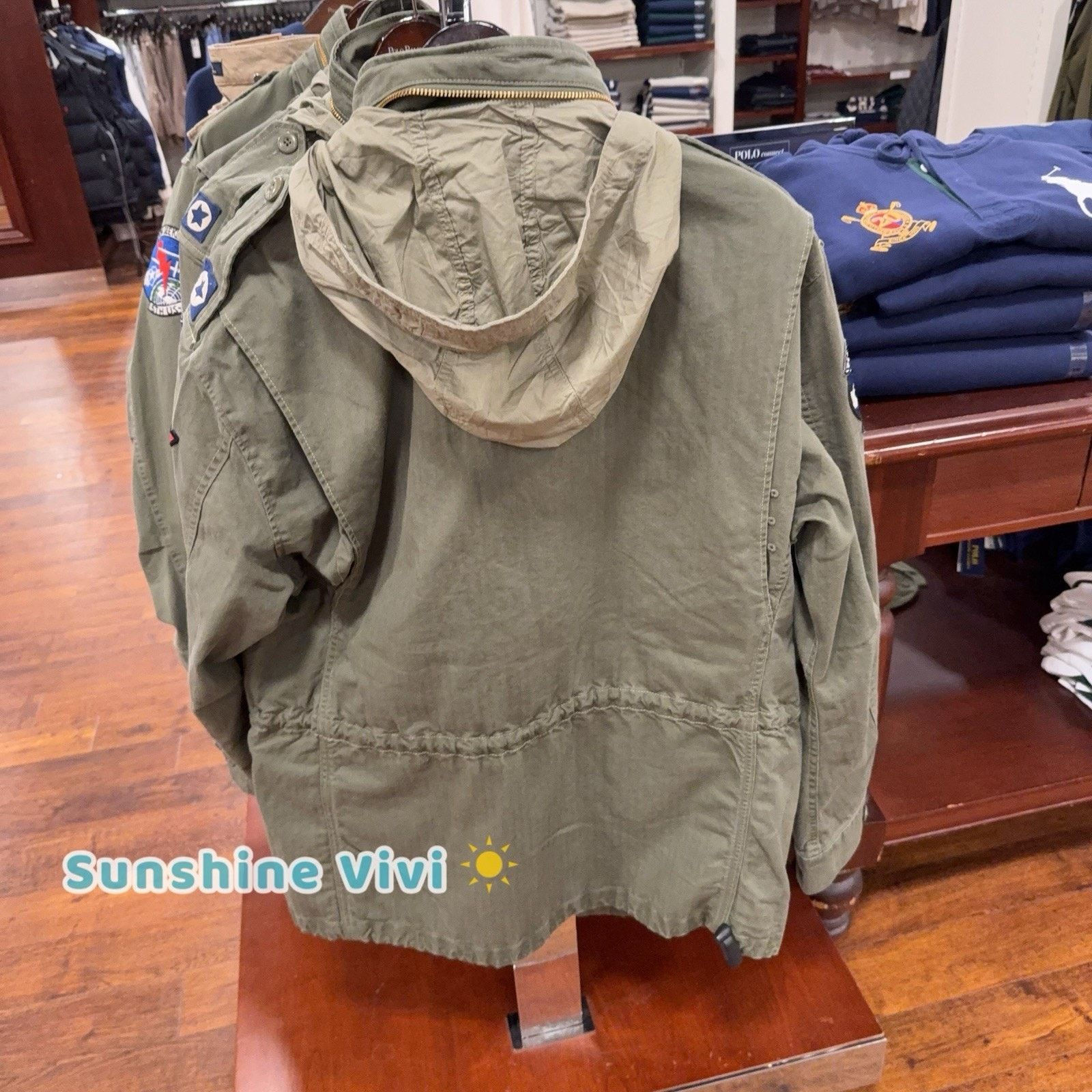 Polo Ralph Lauren NWT Polo Ralph Lauren Men Iconic Field Jacket Patches Olive Size US L / EU 52-54 / 3 - 7 Thumbnail