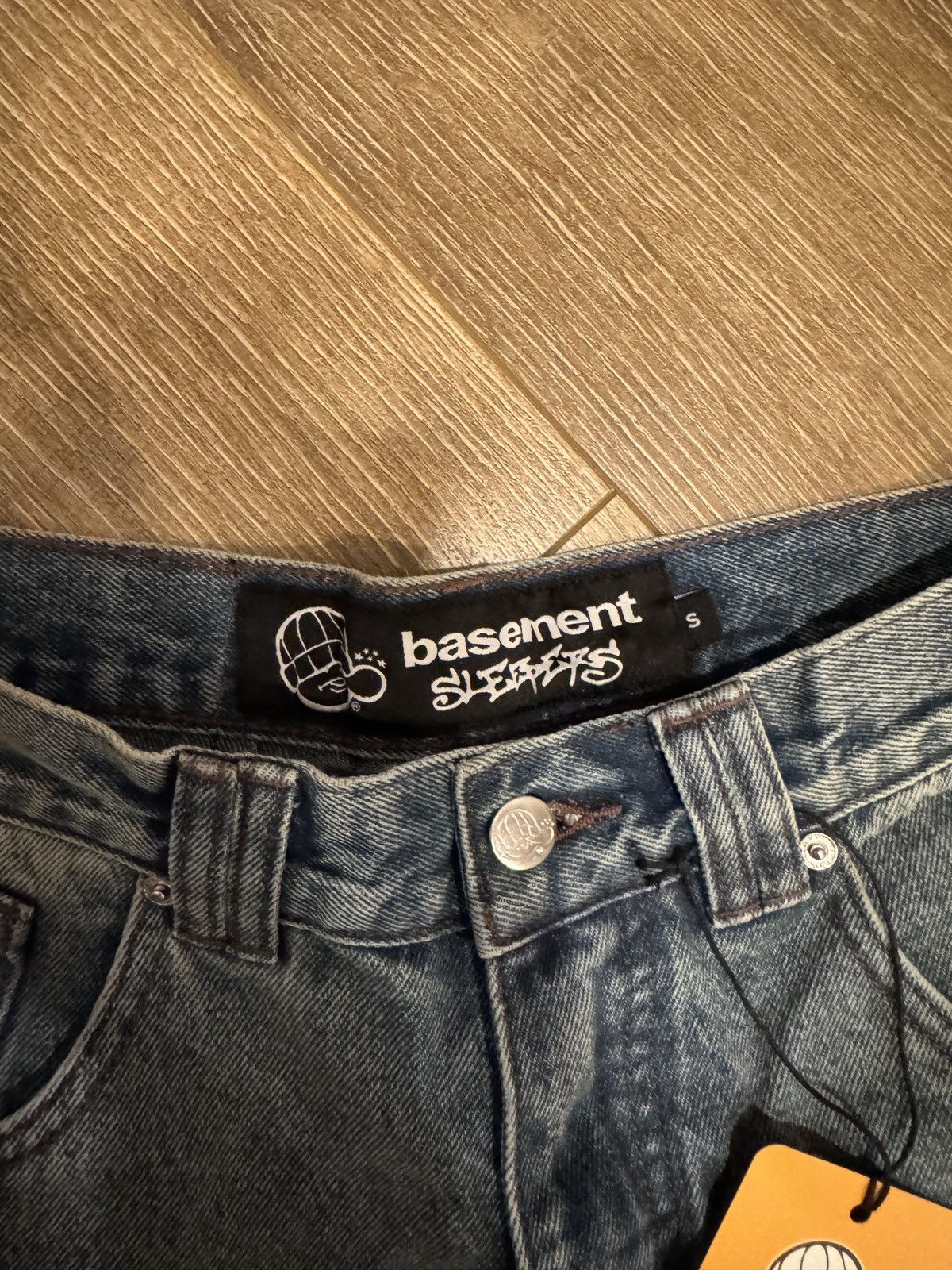 Japanese Brand × Vintage Basement La X Sleepers Denim Jeans Size US 31 - 3 Thumbnail