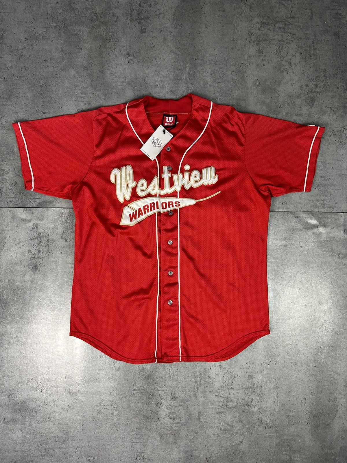 Vintage × Wilson Wilson Westview Warriors Baseball Jersey Shirt USA Size US XL / EU 56 / 4 - 1 Thumbnail